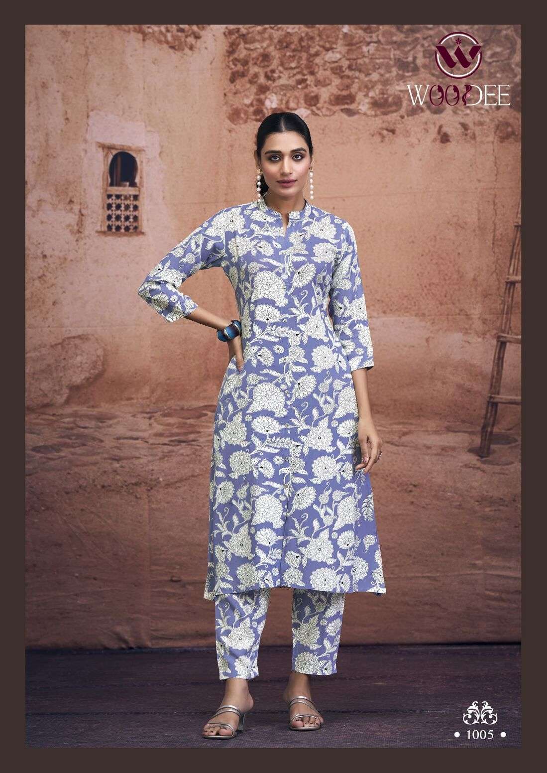 SHAKIRA BY WOODEE IN PREMIUM HEAVY RAYON PRINT WITH TWO SIDE POCKETS CO-ORD SET