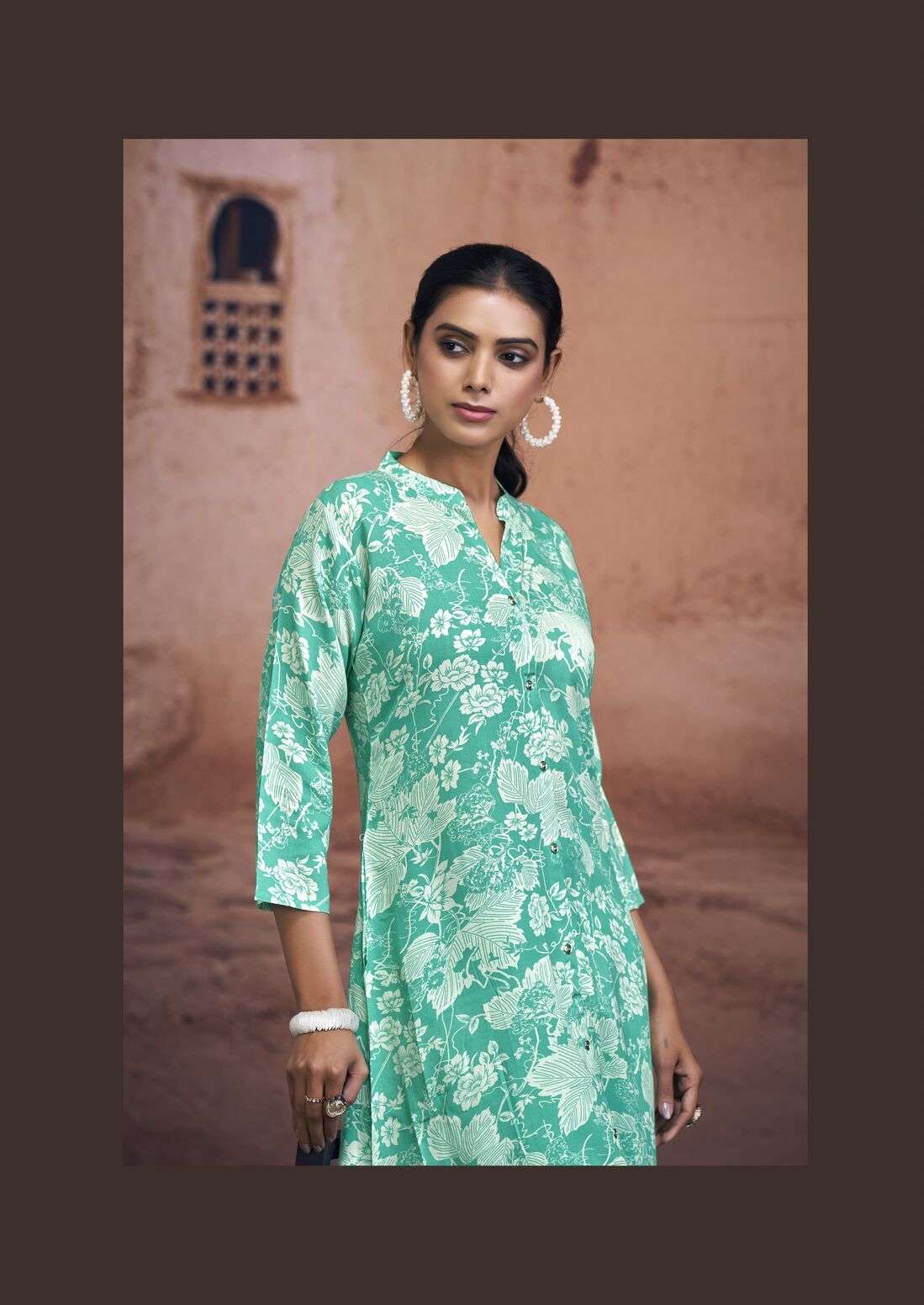 SHAKIRA BY WOODEE IN PREMIUM HEAVY RAYON PRINT WITH TWO SIDE POCKETS CO-ORD SET