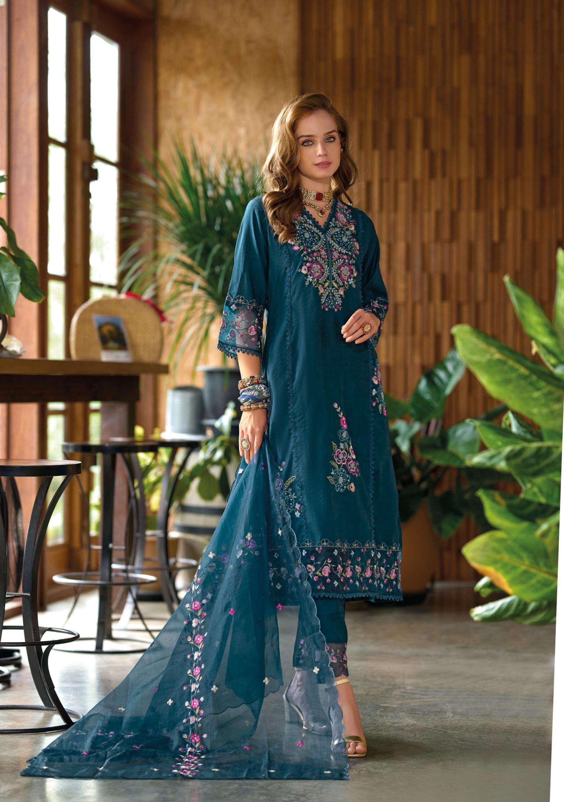 SHIDDAT-4 BY LADY LEELA IN PURE VISCOSE VATICAN FABRIC WITH HEAVY HANDWORK