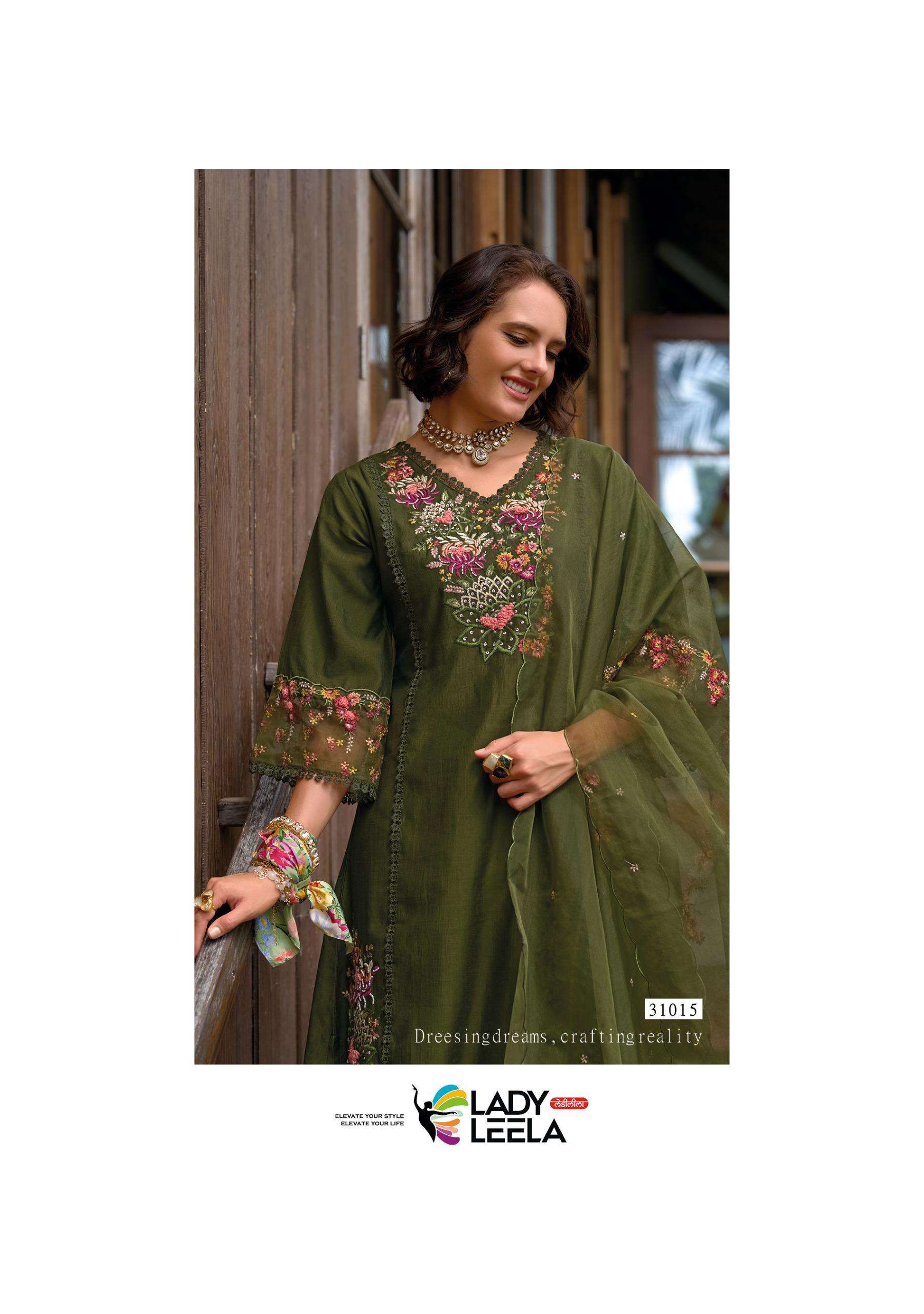 SHIDDAT-4 BY LADY LEELA IN PURE VISCOSE VATICAN FABRIC WITH HEAVY HANDWORK