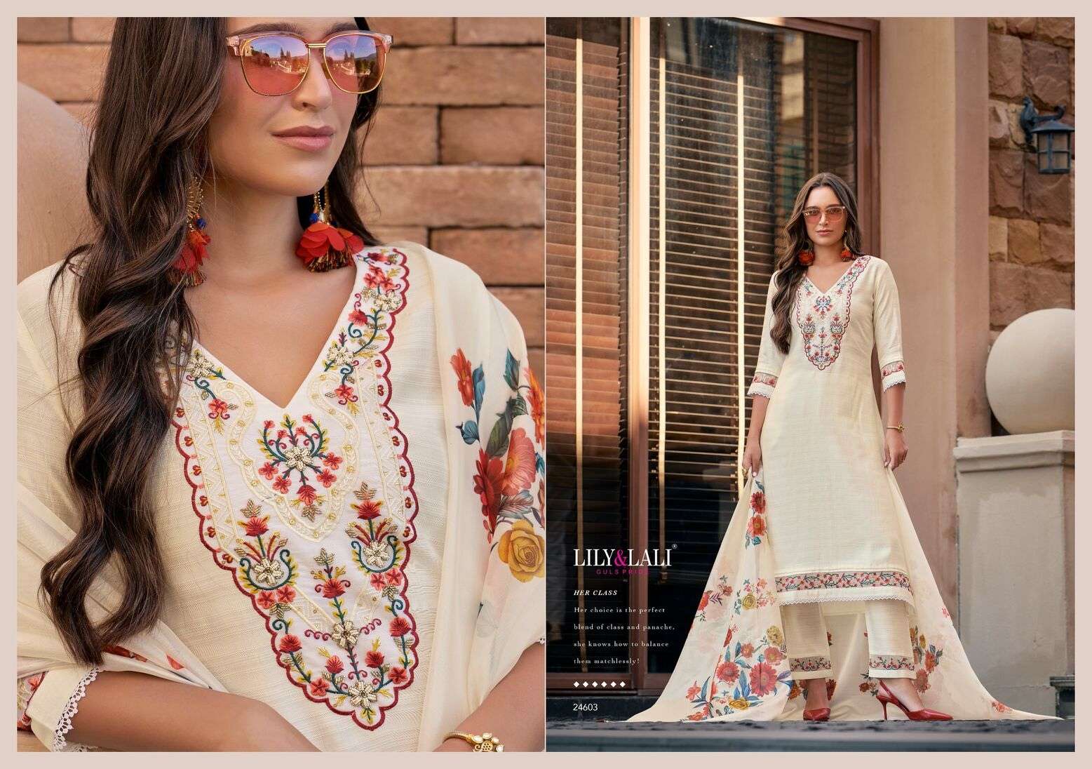 SRIVALLI VOL-2 BY LILY & LALI IN VISCOUS SILK FABRICS WITH HANDWORK AND EMBROIDERY