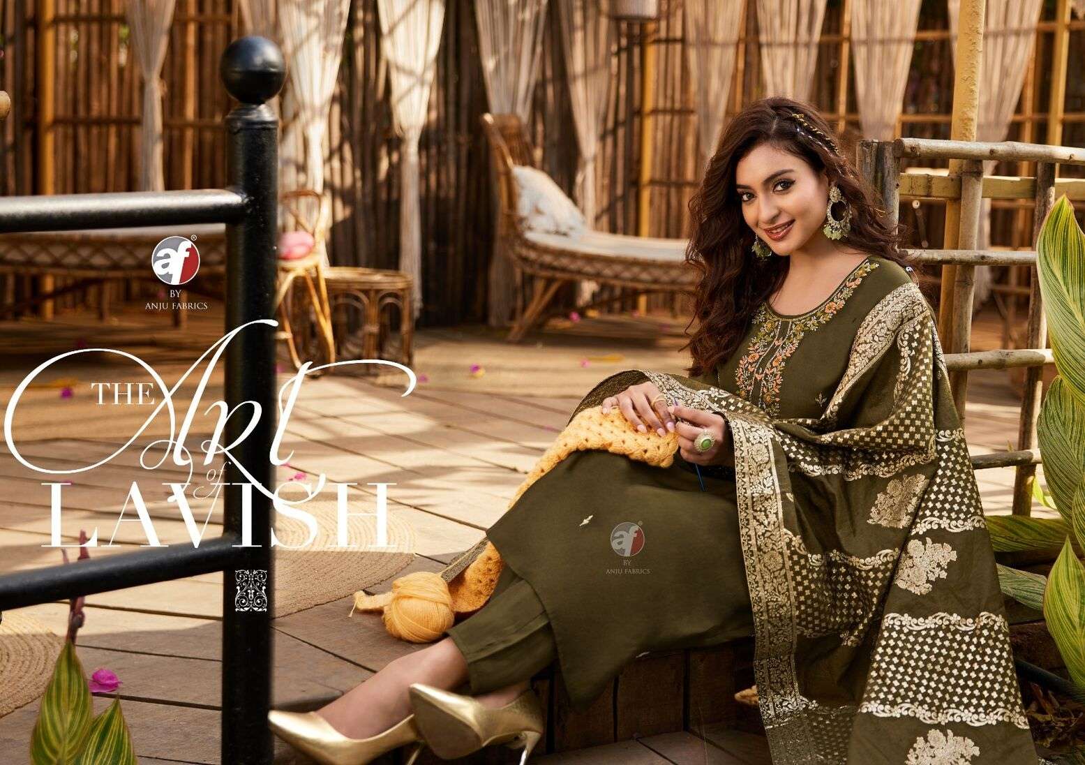 VASTRA VOL-5 BY ANJU FABRICS IN ROMAN SILK WITH PURE HANDWORK AND BANARASI JACQUARD DUPATTA