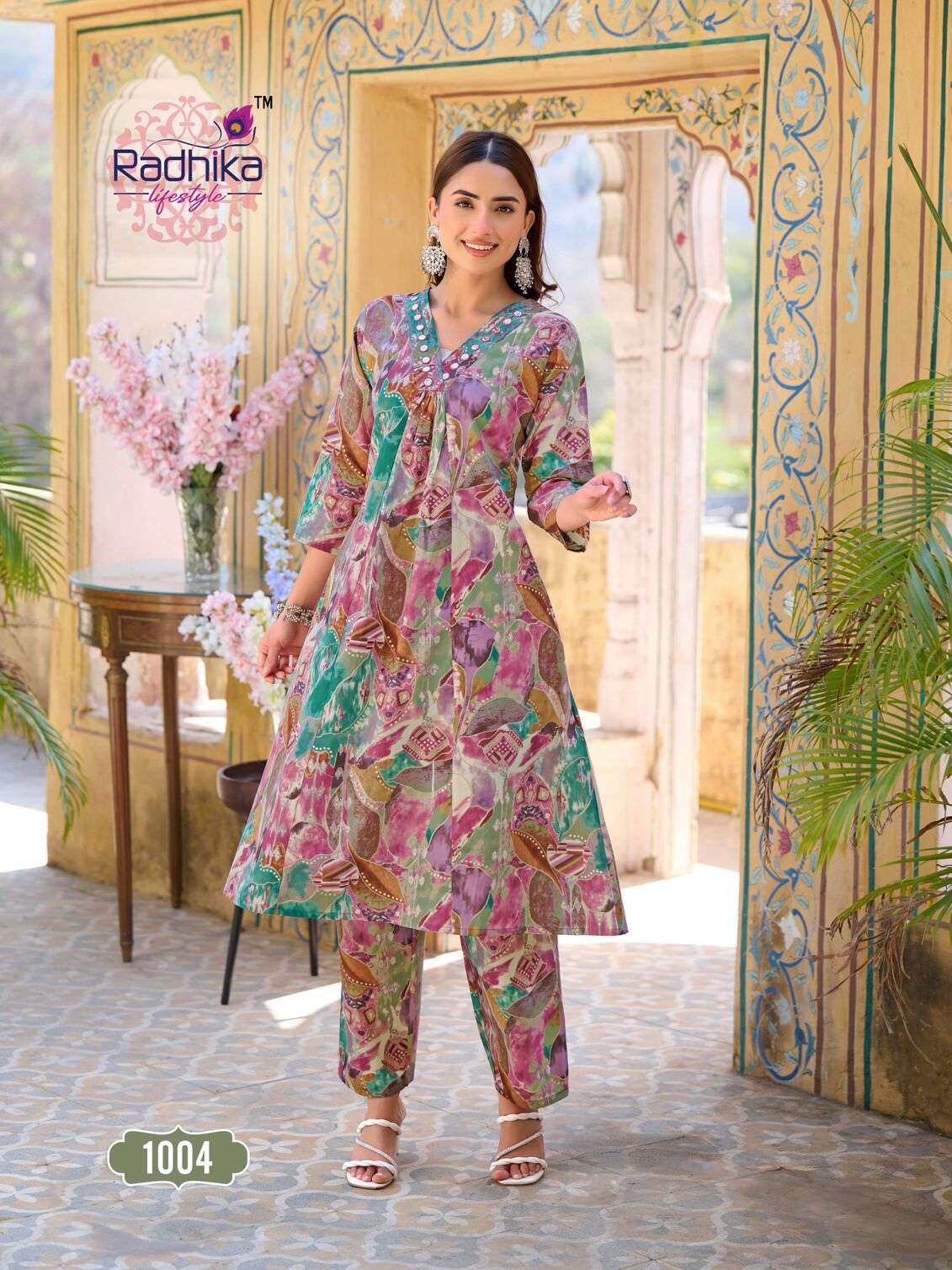 COTTON BELLS VOL 1 BY RADHIKA LIFE STYLE IN COTTON FOIL PRINT WITH HANDWORK