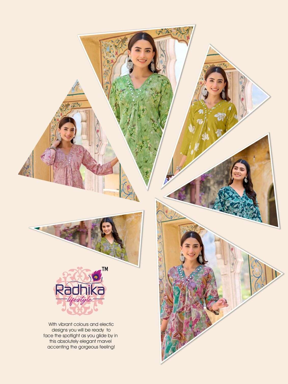COTTON BELLS VOL 1 BY RADHIKA LIFE STYLE IN COTTON FOIL PRINT WITH HANDWORK