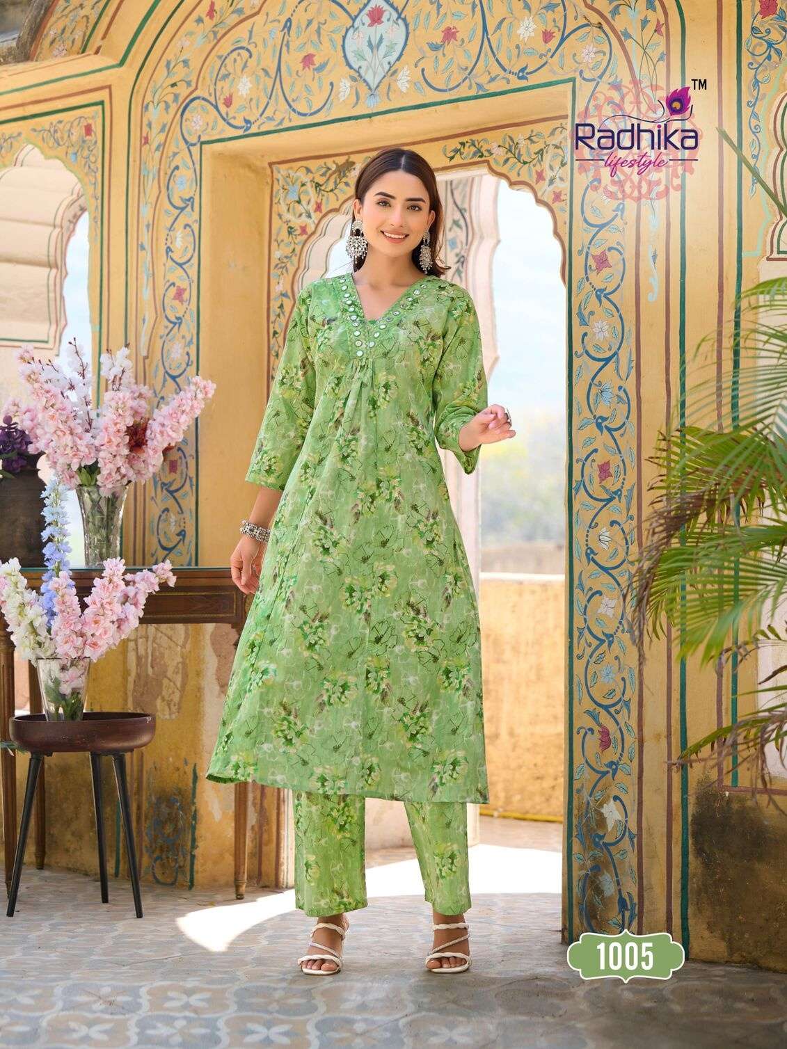 COTTON BELLS VOL 1 BY RADHIKA LIFE STYLE IN COTTON FOIL PRINT WITH HANDWORK