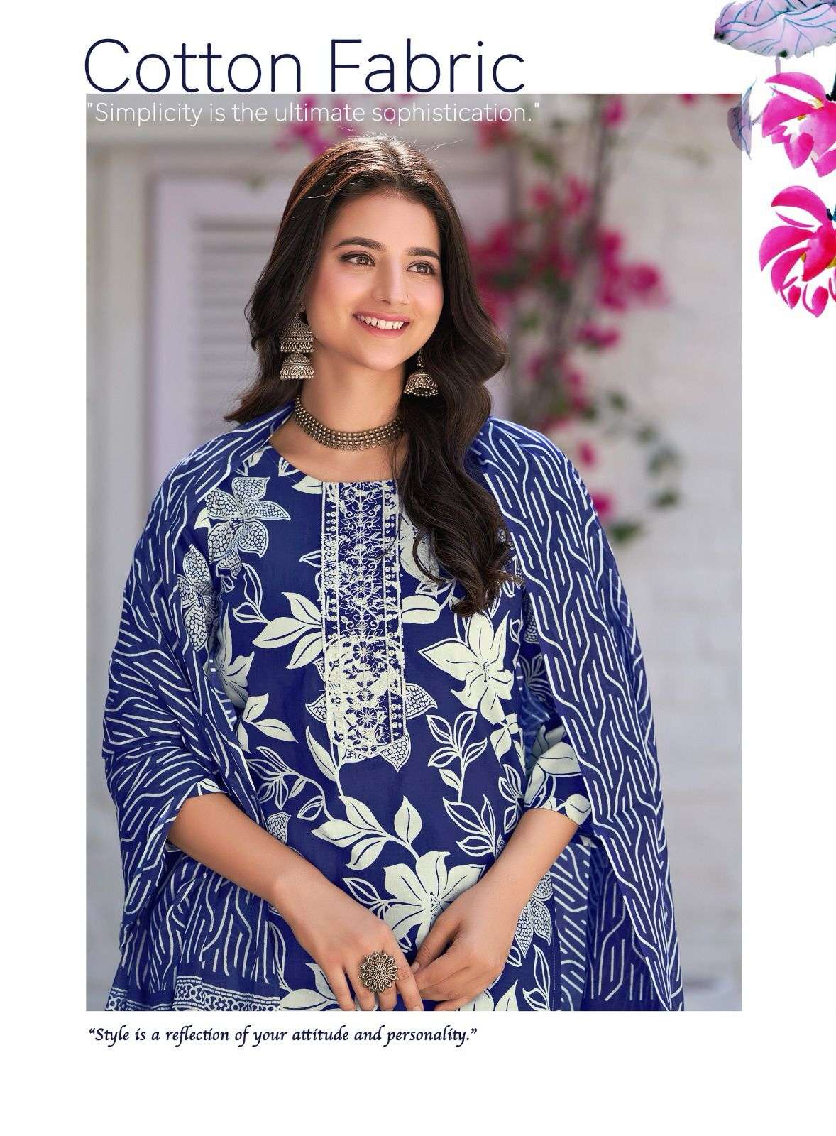 COTTON KUDI VOL-18 BY RADHIKA LIFE STYLE IN PURE COTTON KURTI WITH PANT& DUPPATTA