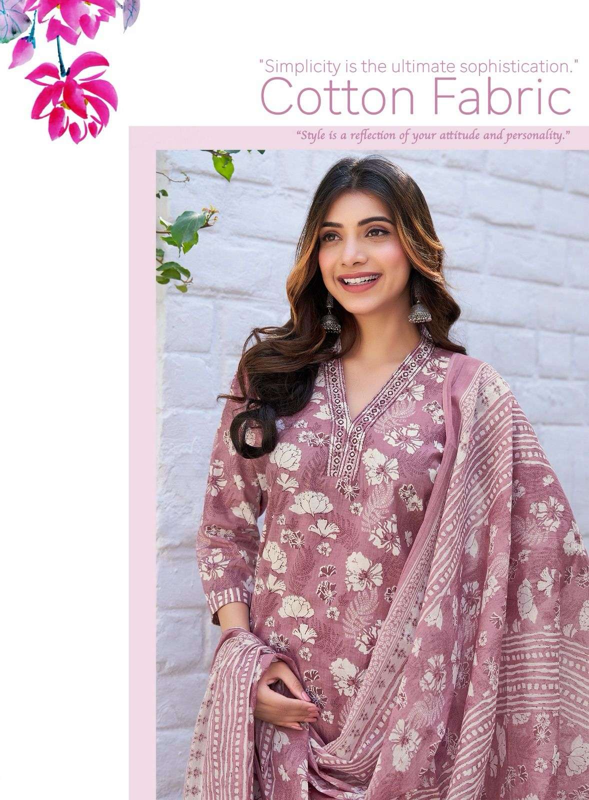 COTTON KUDI VOL-18 BY RADHIKA LIFE STYLE IN PURE COTTON KURTI WITH PANT& DUPPATTA