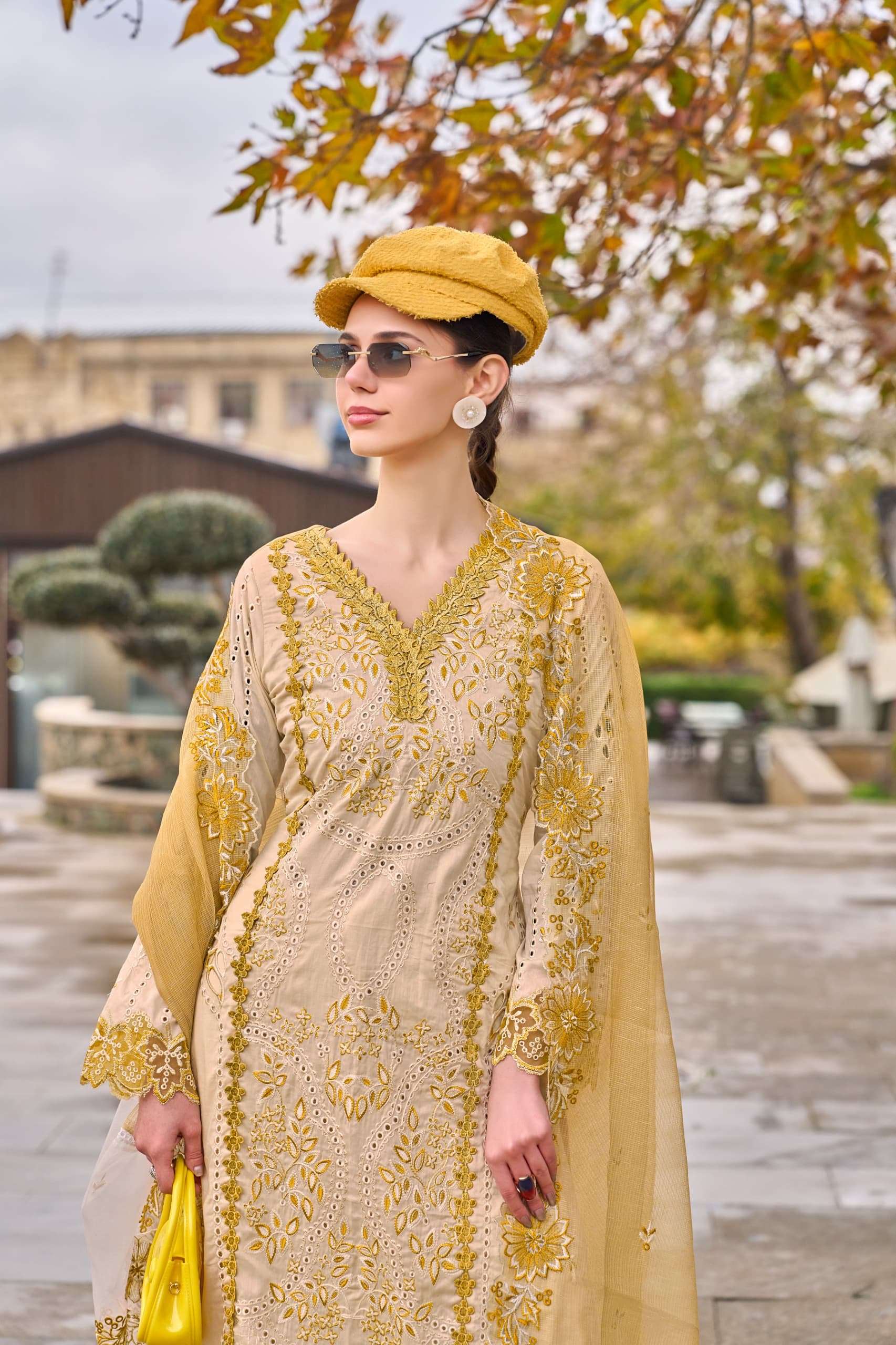 D.N:-1329 TO 1335 BY AMARA FASHION IN COTTON PAKISTANI HEAVY KURTI SET WITH DUPATTA