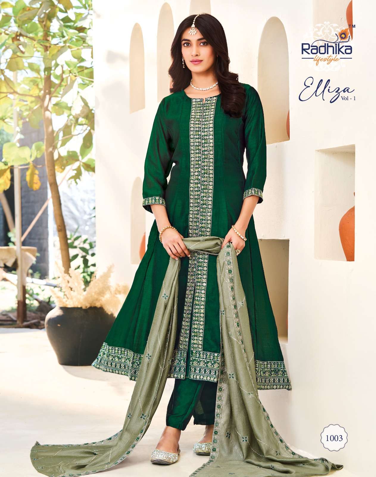 ELLIZA VOL-1 BY RADHIKA LIFE STYLE IN VICHITRA SILK WITH INNER AND EMBROIDERY WORK 