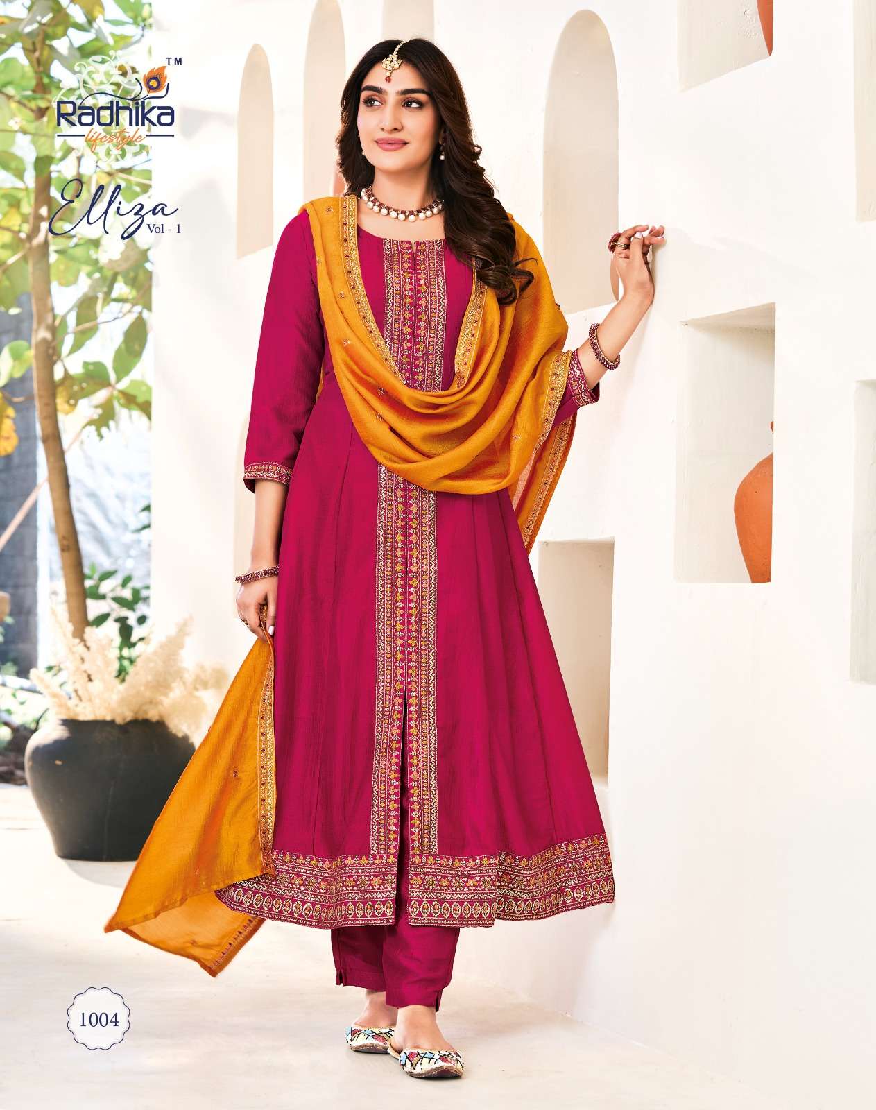 ELLIZA VOL-1 BY RADHIKA LIFE STYLE IN VICHITRA SILK WITH INNER AND EMBROIDERY WORK 