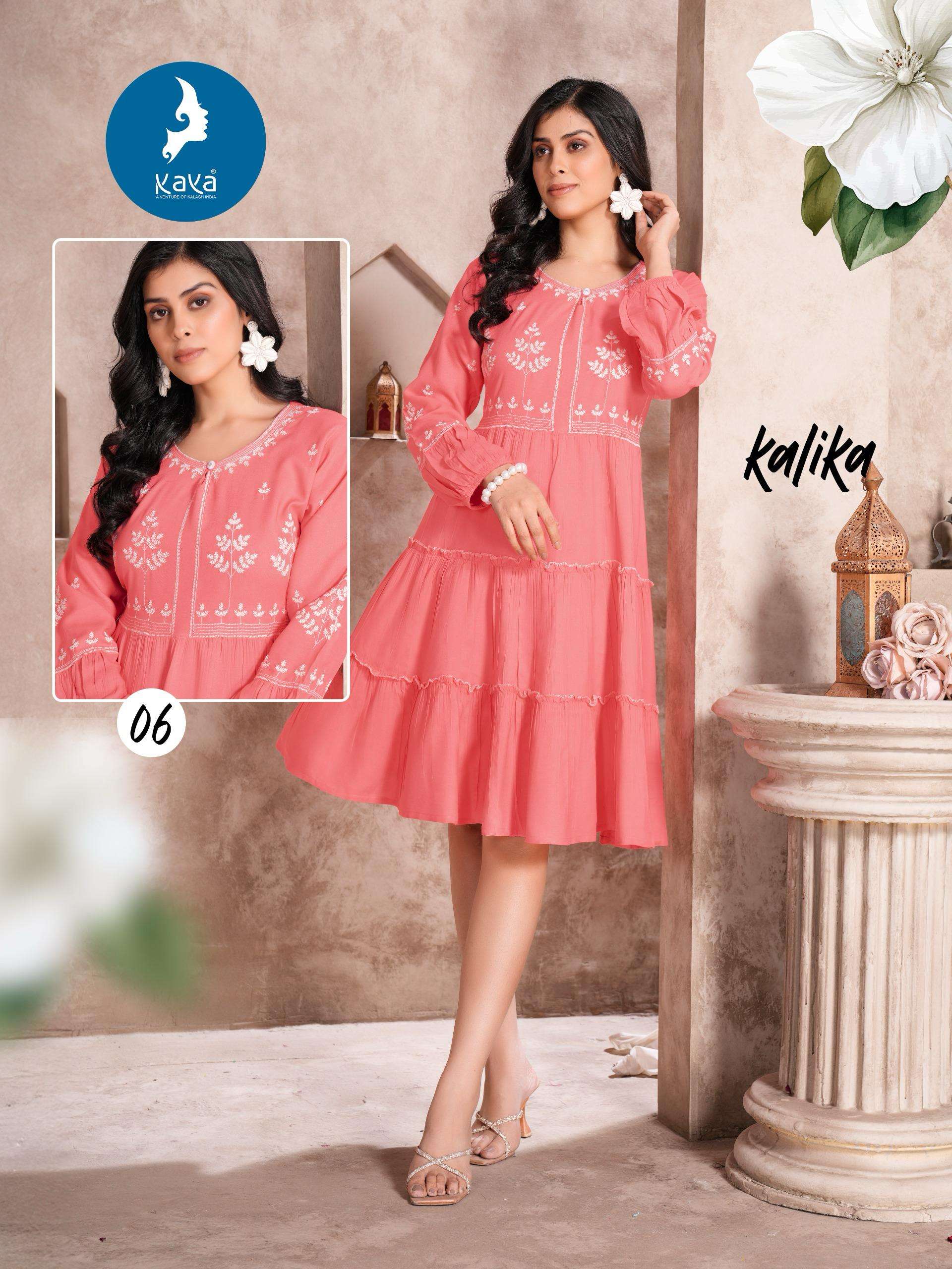 KALIKA BY KAYA KURTI IN RAYON ONE PIECE CONCEPT SUPER QUALITY FABRICS 
