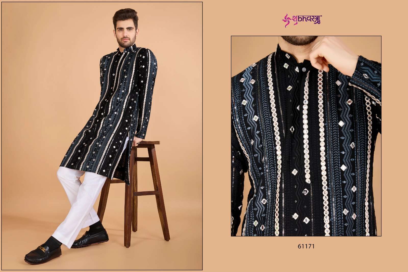 MODERN ETHNICS-3 BY SHUBHVASTRA FESTIVAL WEAR HEAVY EMBROIDERED KURTA