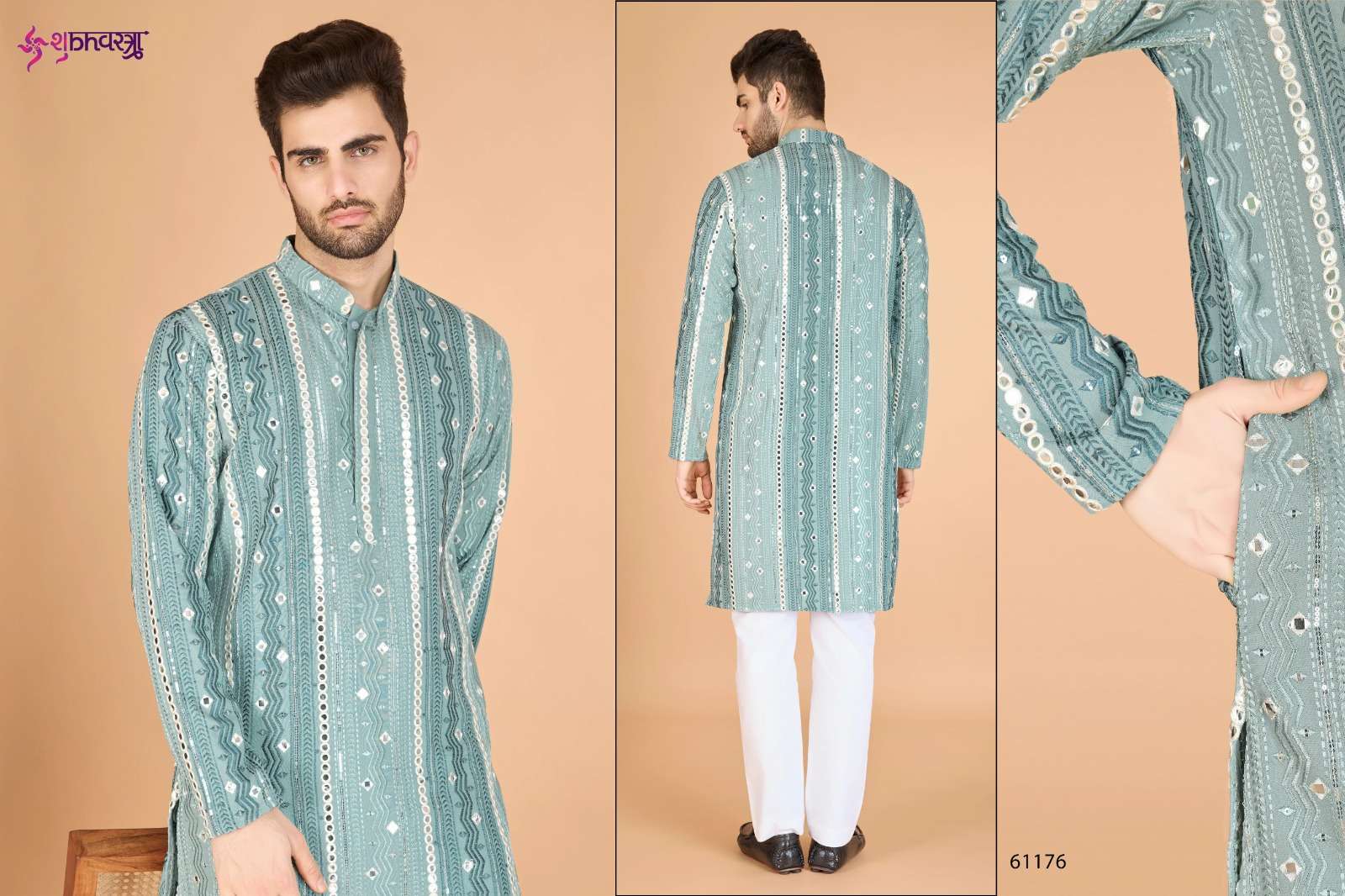 MODERN ETHNICS-3 BY SHUBHVASTRA FESTIVAL WEAR HEAVY EMBROIDERED KURTA