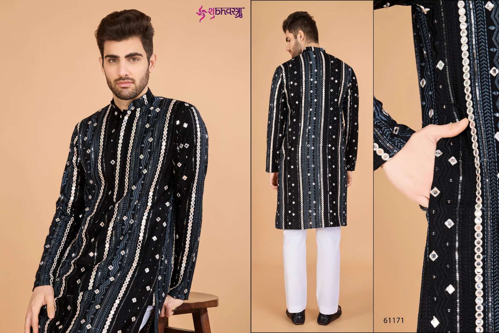 MODERN ETHNICS-3 BY SHUBHVASTRA FESTIVAL WEAR HEAVY EMBROIDERED KURTA