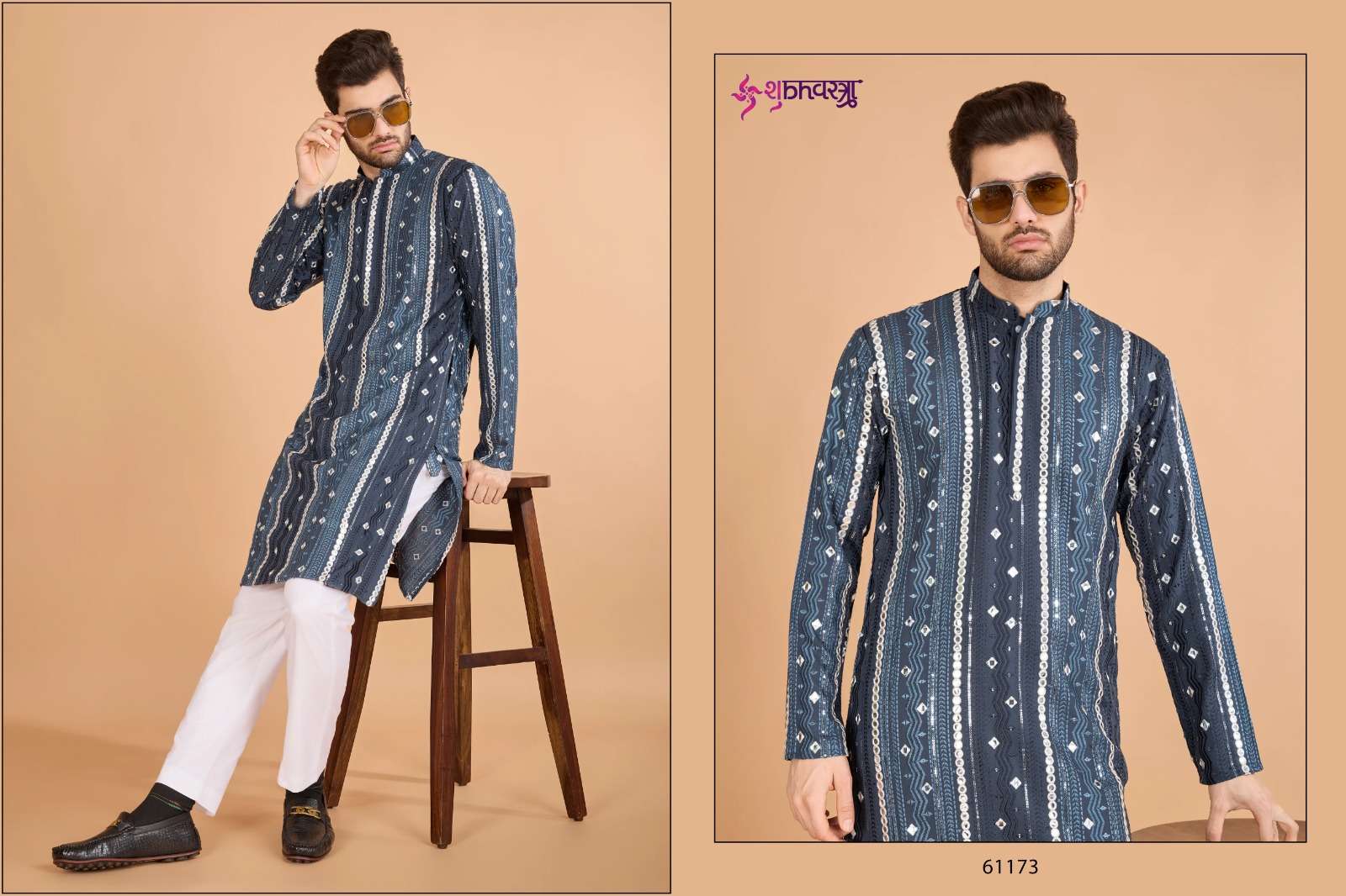 MODERN ETHNICS-3 BY SHUBHVASTRA FESTIVAL WEAR HEAVY EMBROIDERED KURTA
