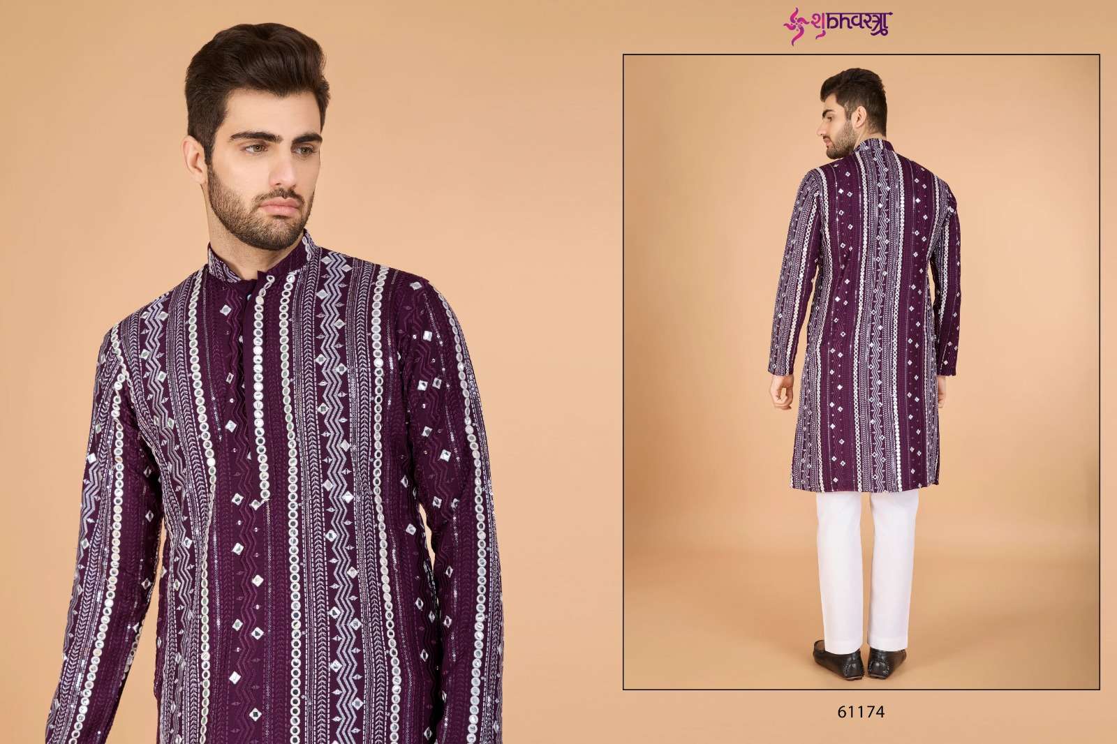 MODERN ETHNICS-3 BY SHUBHVASTRA FESTIVAL WEAR HEAVY EMBROIDERED KURTA
