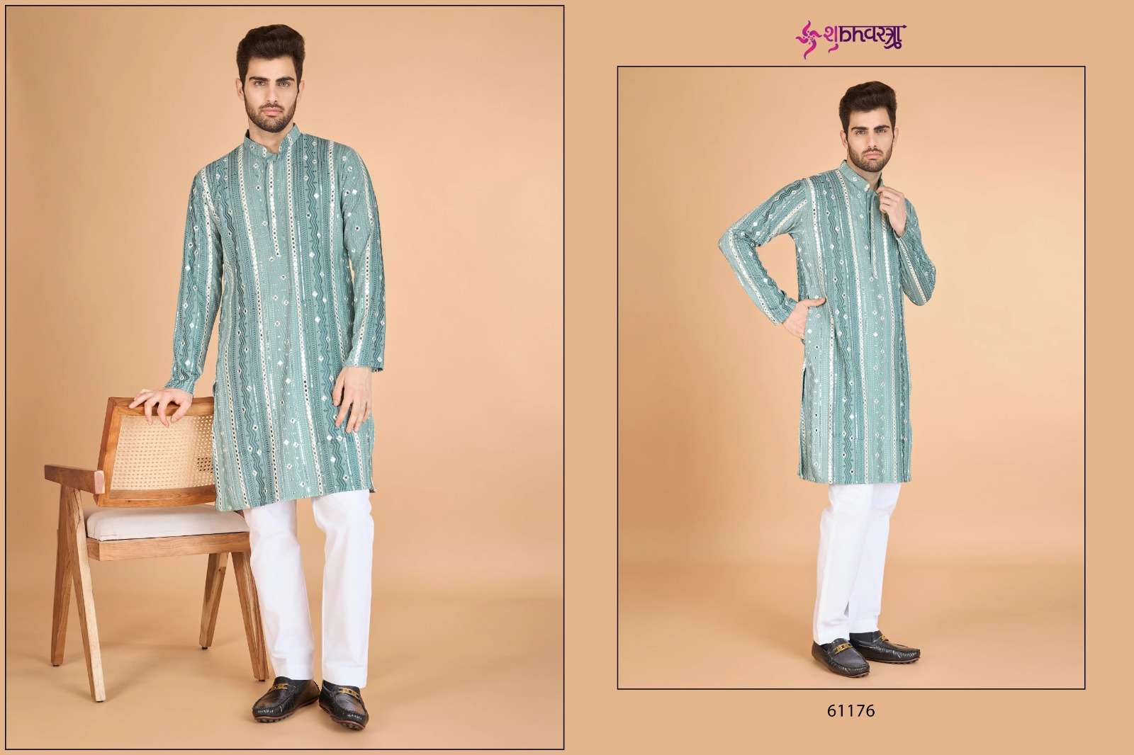 MODERN ETHNICS-3 BY SHUBHVASTRA FESTIVAL WEAR HEAVY EMBROIDERED KURTA