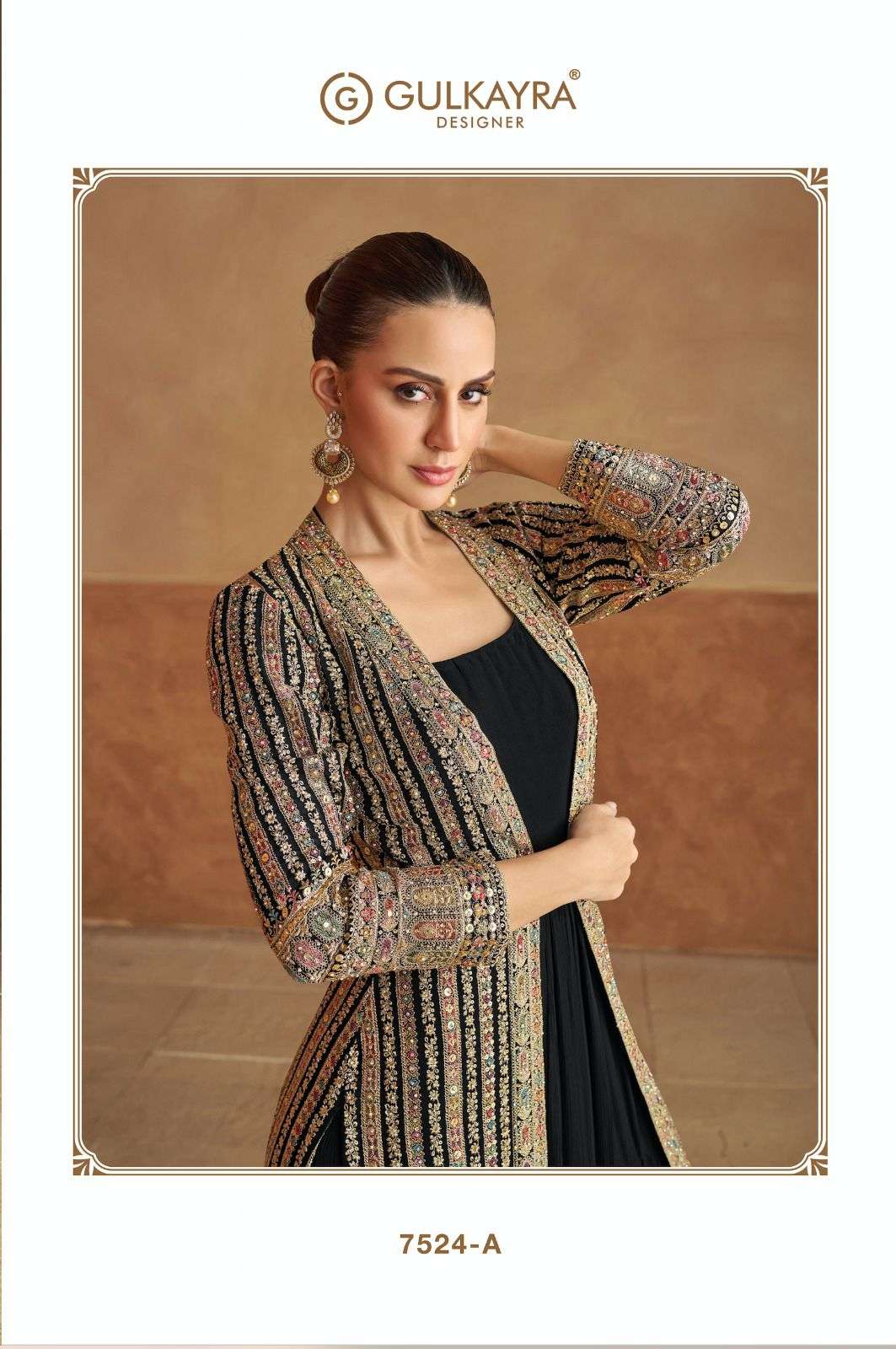NABIYA BY GULKAYRA DESIGNER IN REAL GEORGETTE EMBROIDERY WITH FREE SIZE STITCHED