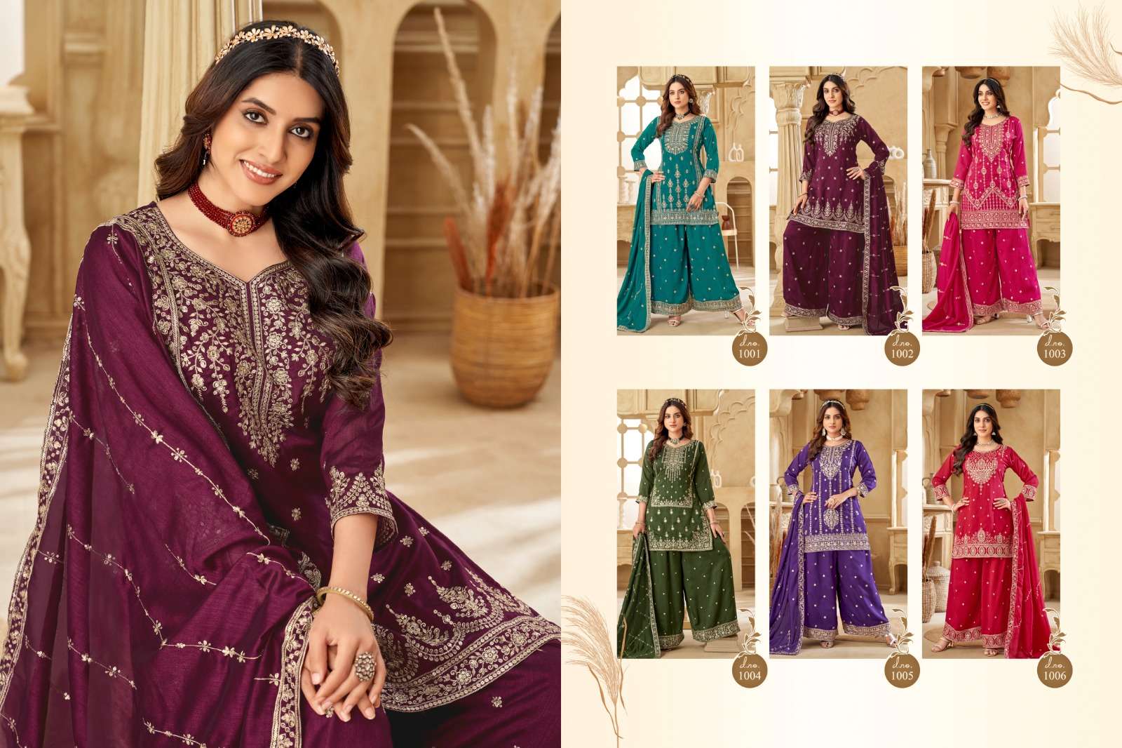 NEHA BY KF FASHION IN VICHITRA SILK WITH DUPATTA & EMBROIDERY SET