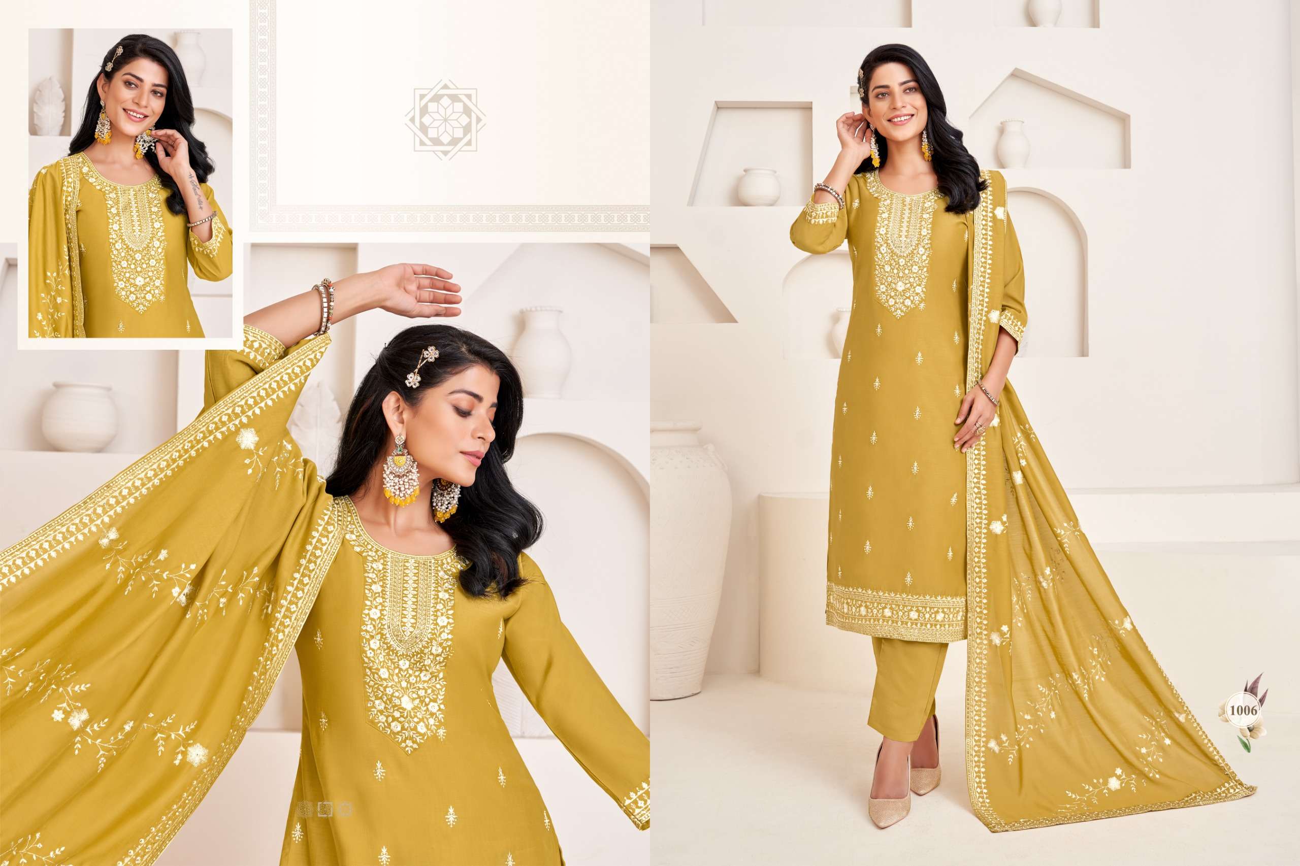 NOORIE BY KF FASHION KURTIS PENT DUPATTA SET 3 PCS COLLECTION BEST QUALITY