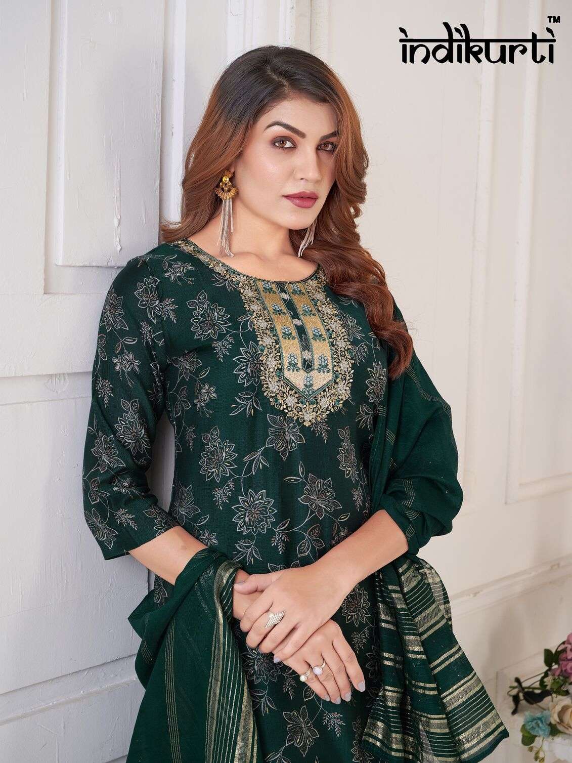 PAYAL VOL-2 BY INDIKURTI IN VERTICAN PRINT WITH FANCY EMBROIDERY WORK