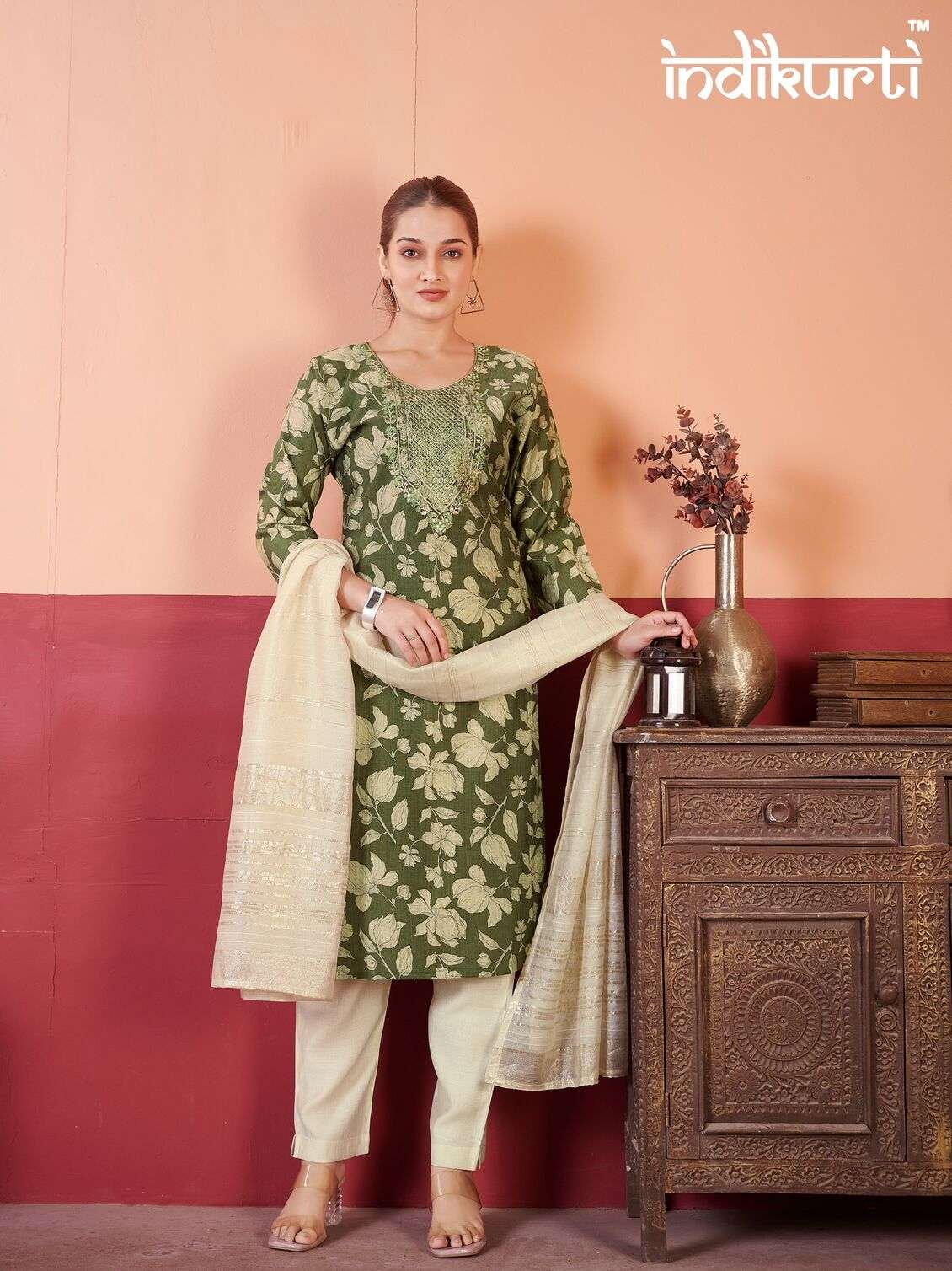 PAYAL VOL-2 BY INDIKURTI IN VERTICAN PRINT WITH FANCY EMBROIDERY WORK