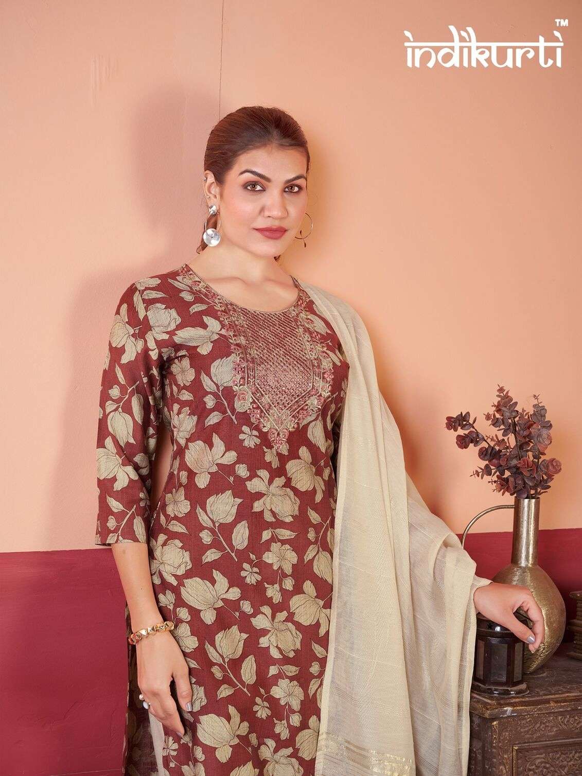 PAYAL VOL-2 BY INDIKURTI IN VERTICAN PRINT WITH FANCY EMBROIDERY WORK