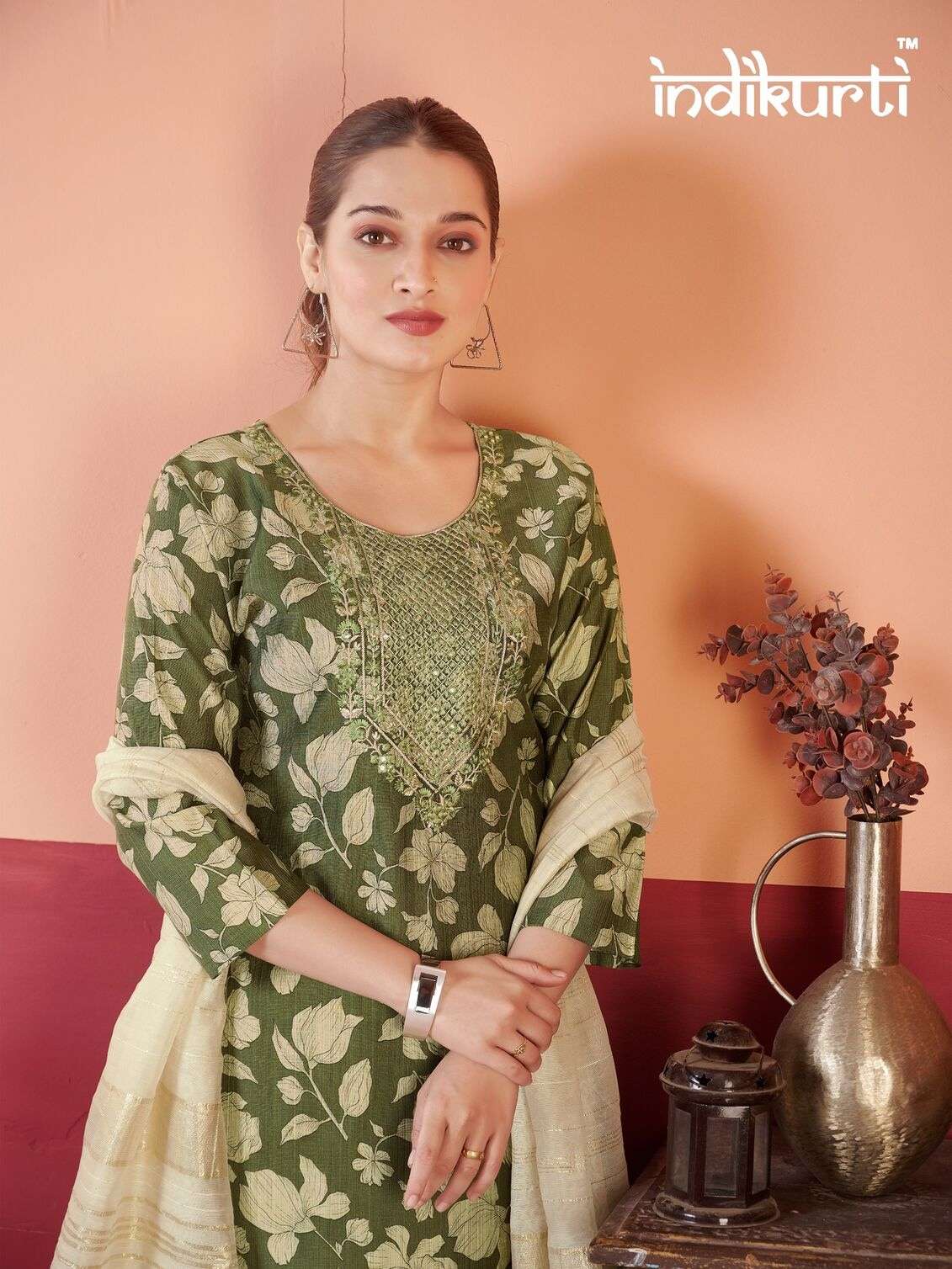 PAYAL VOL-2 BY INDIKURTI IN VERTICAN PRINT WITH FANCY EMBROIDERY WORK