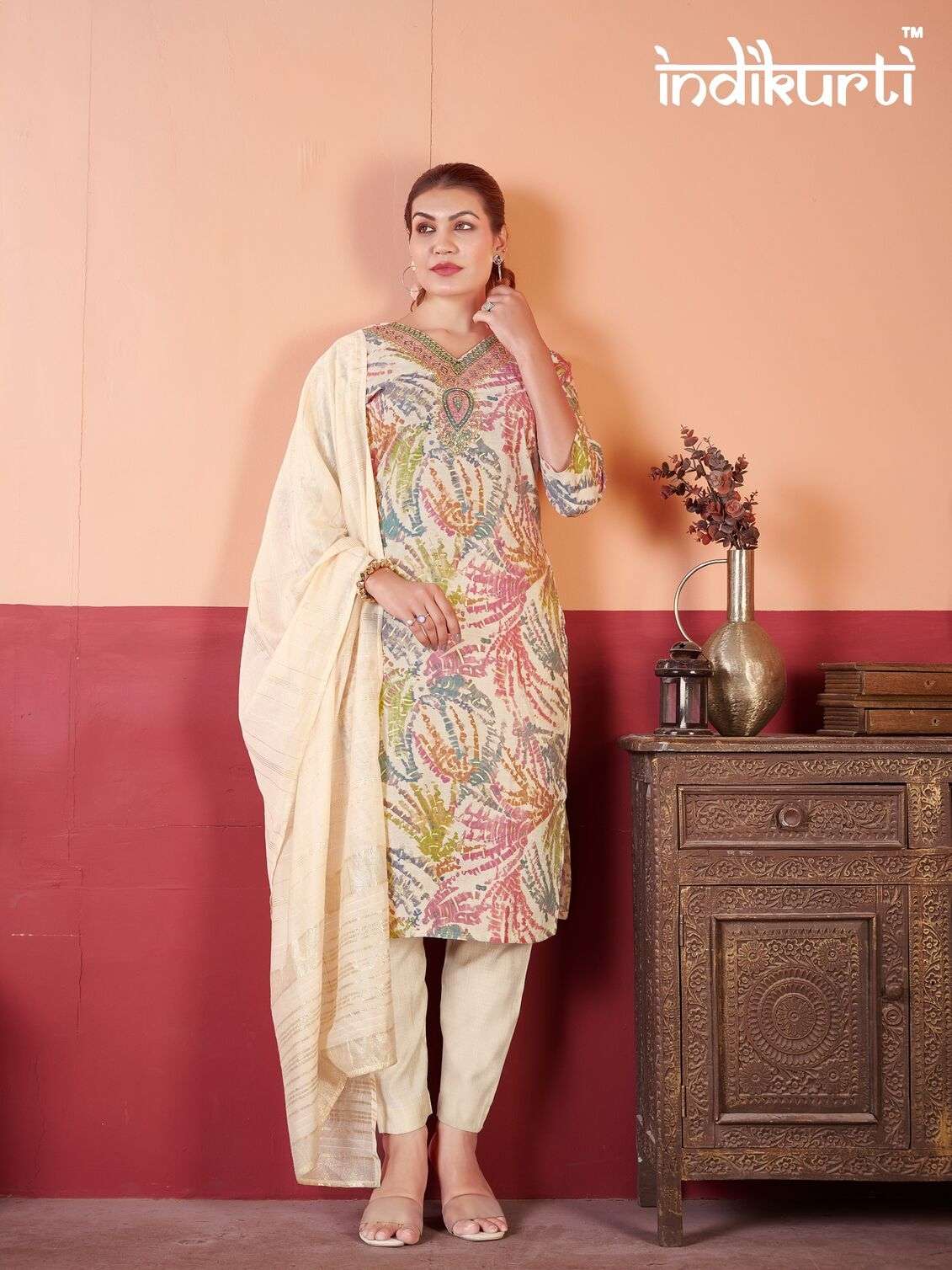 PAYAL VOL-2 BY INDIKURTI IN VERTICAN PRINT WITH FANCY EMBROIDERY WORK