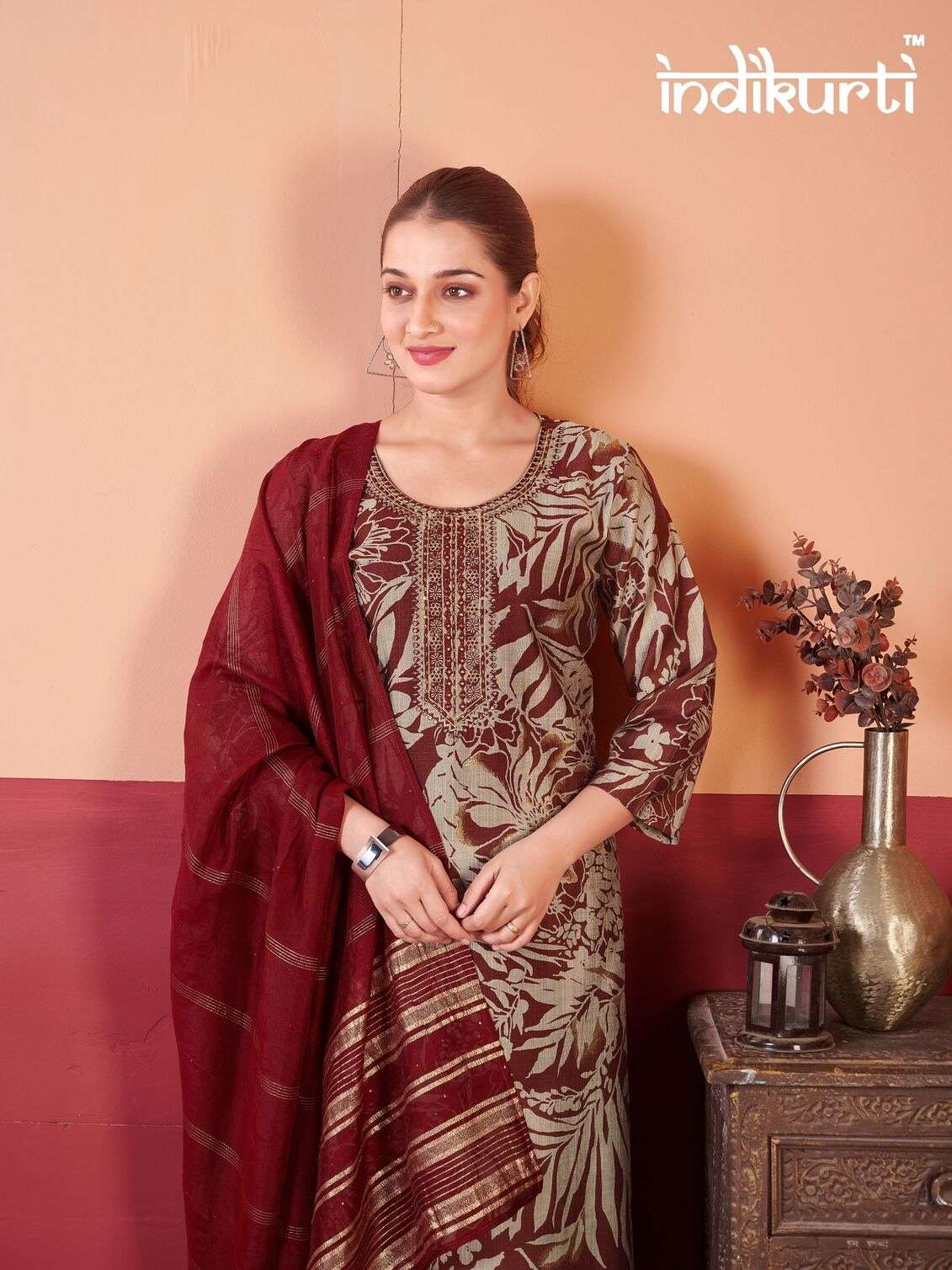 PAYAL VOL-2 BY INDIKURTI IN VERTICAN PRINT WITH FANCY EMBROIDERY WORK