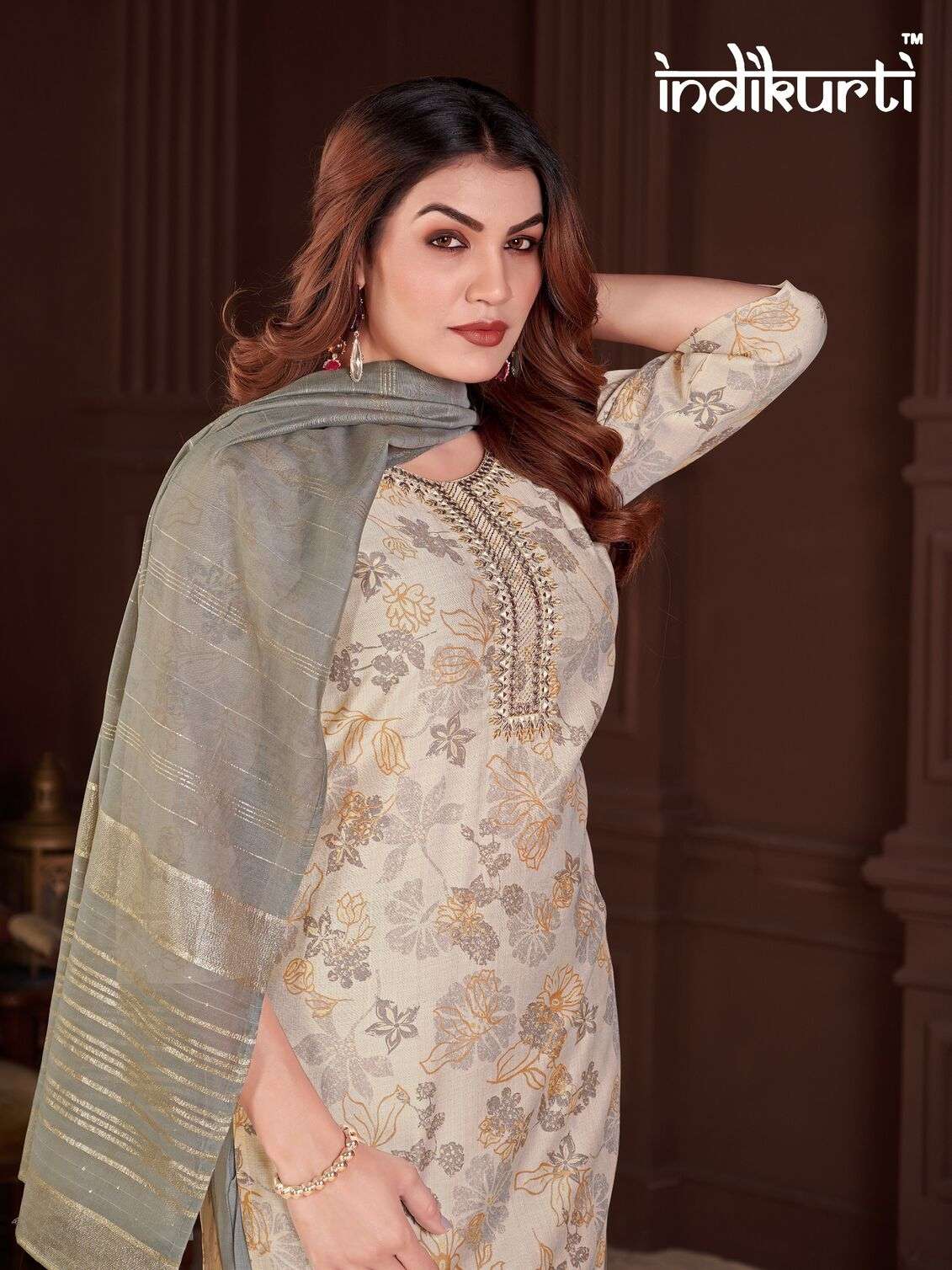 PAYAL VOL-3 BY INDIKURTI IN VERTICAN PRINT WITH FANCY EMBROIDERY WORK