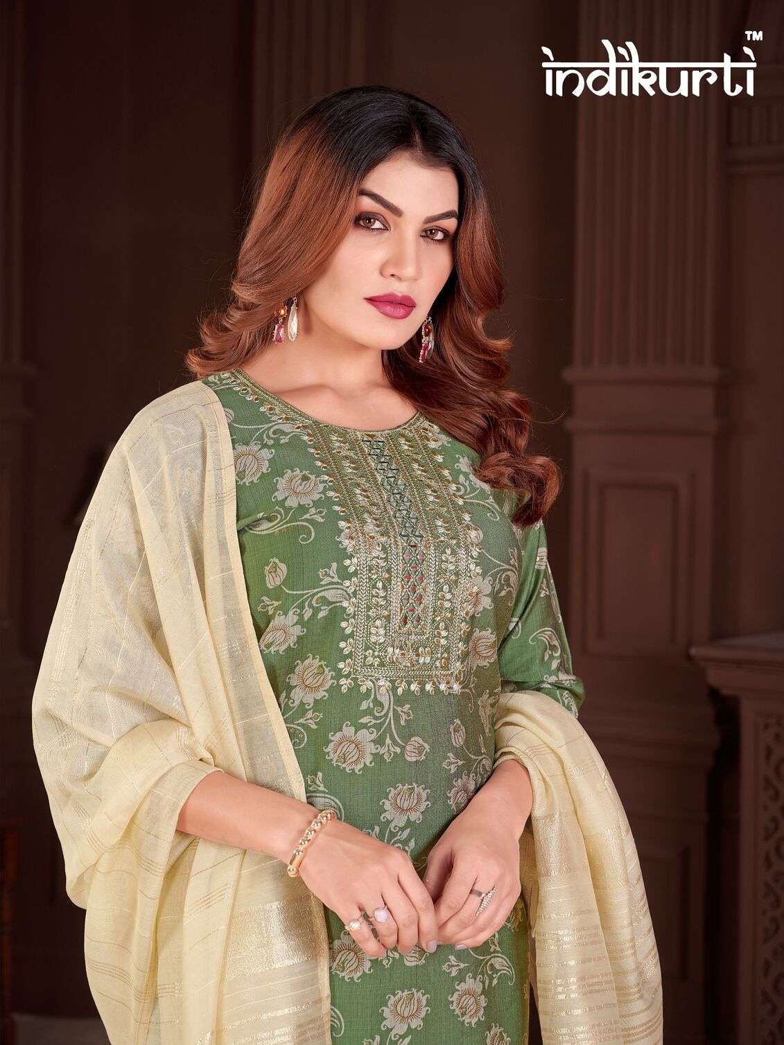 PAYAL VOL-3 BY INDIKURTI IN VERTICAN PRINT WITH FANCY EMBROIDERY WORK