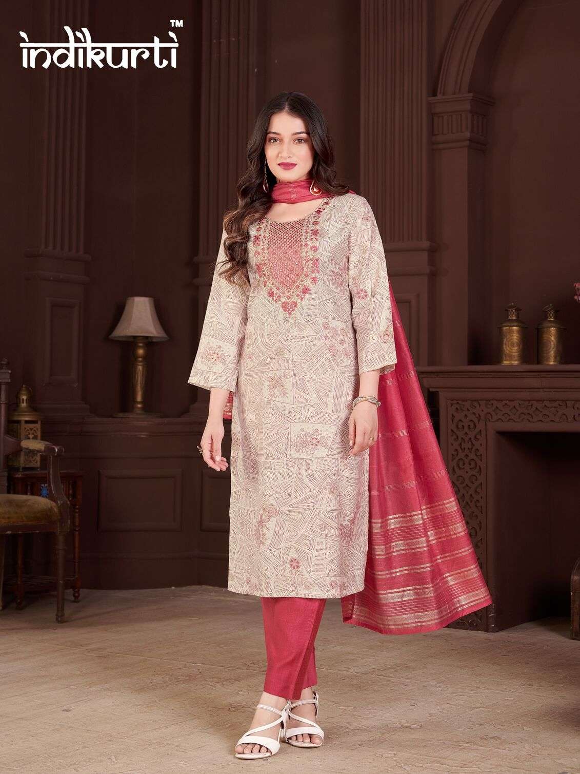 PAYAL VOL-3 BY INDIKURTI IN VERTICAN PRINT WITH FANCY EMBROIDERY WORK