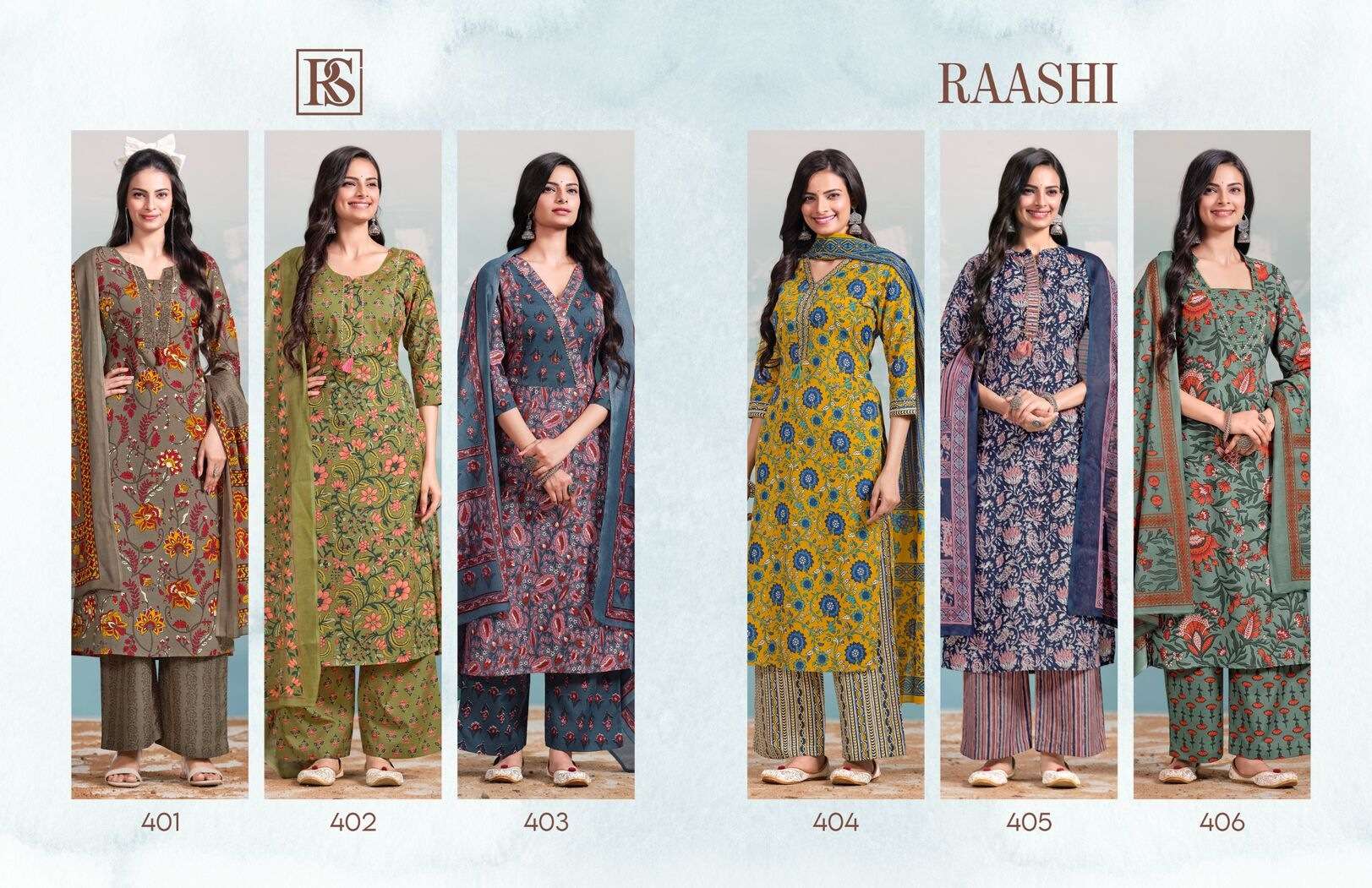 RAASHI BY RANGI SANGI IN COTTON COLLECTION WITH ZARI SEQUENCE HANDWORK KURTI