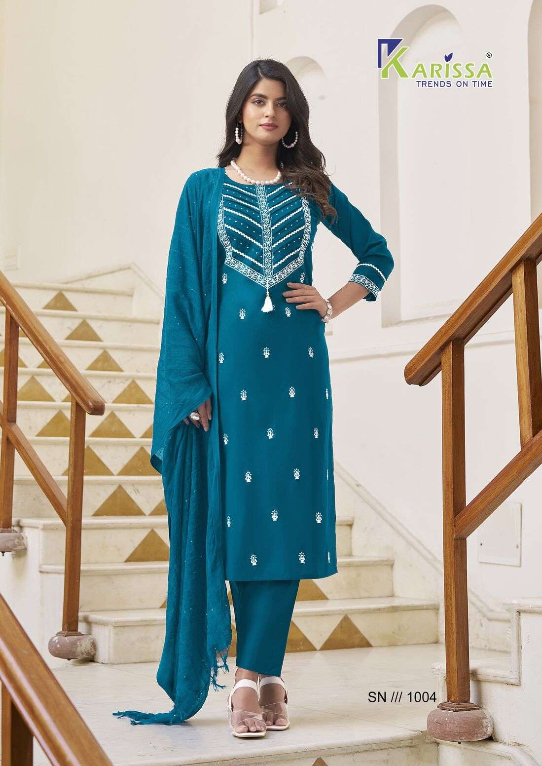 SAMAIRA BY KARISSA IN PREMIUM PURE HEAVY COTTON WITH THREAD WORK