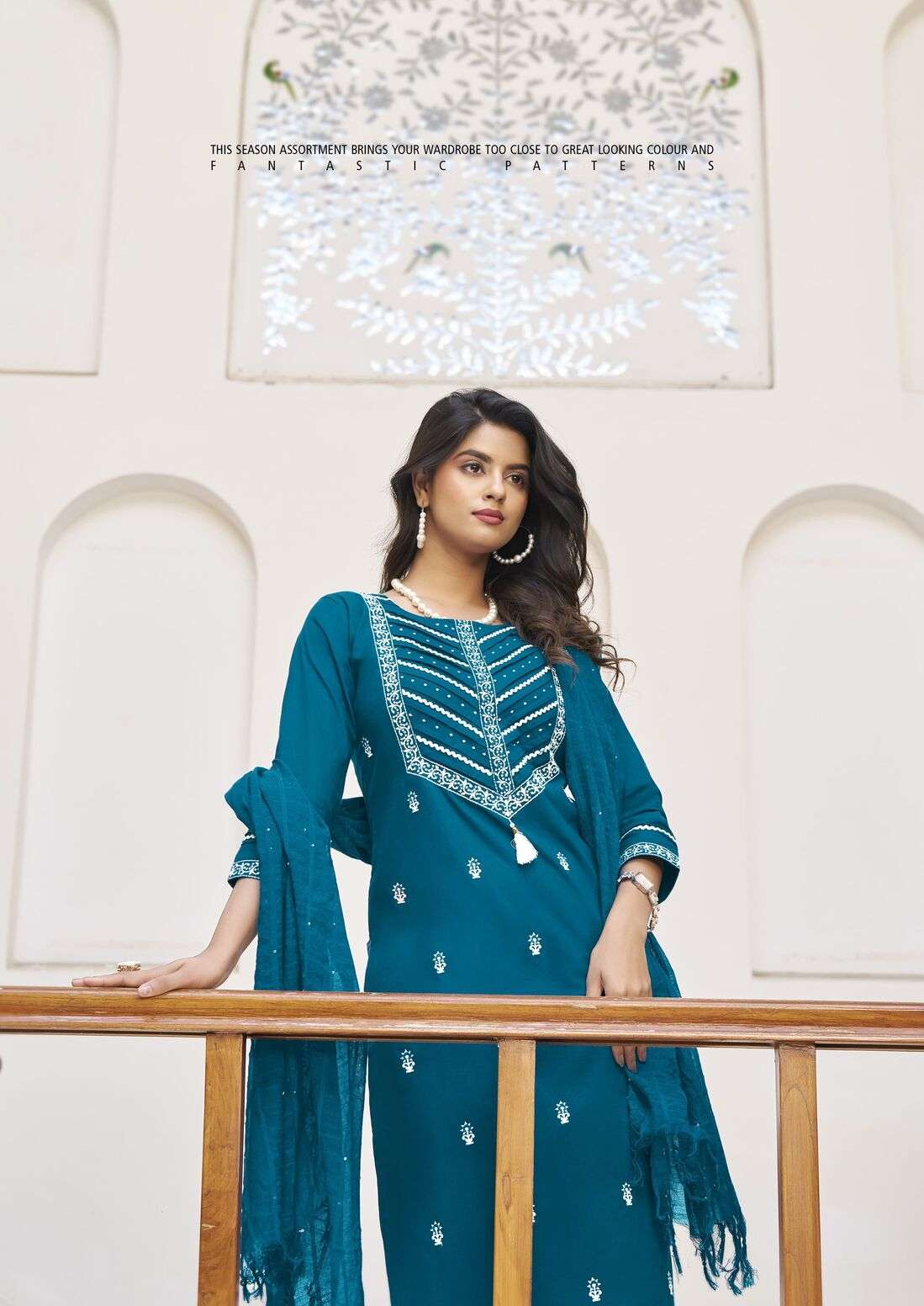 SAMAIRA BY KARISSA IN PREMIUM PURE HEAVY COTTON WITH THREAD WORK