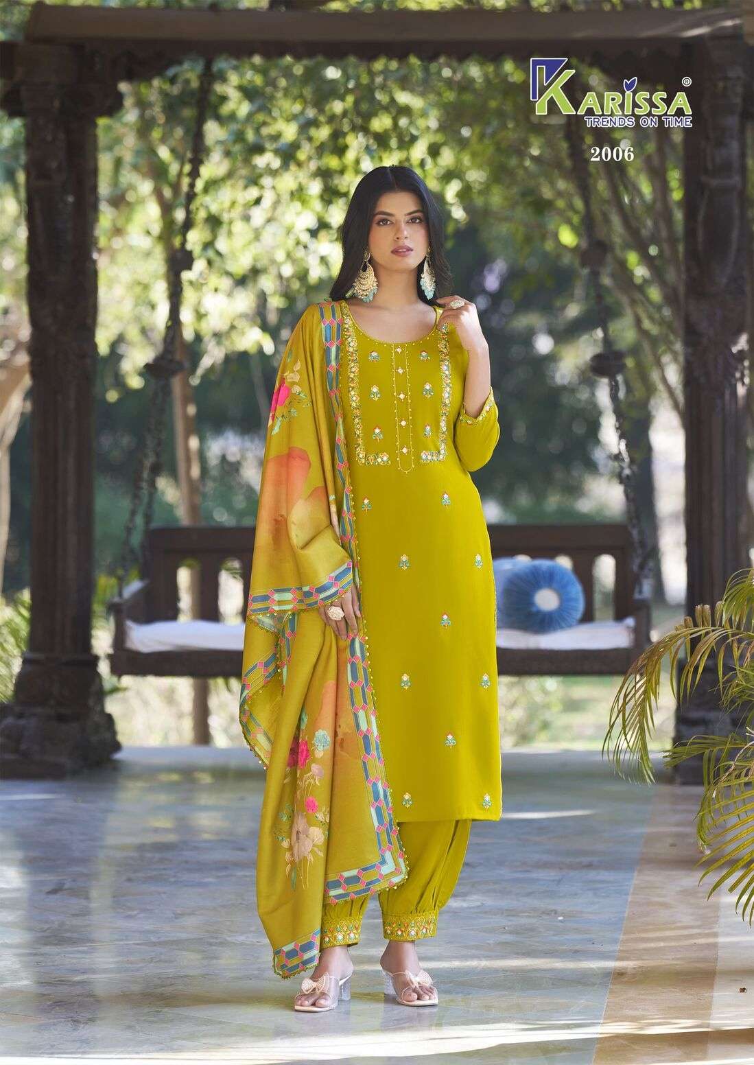 SHANAYA VOL-2 BY KARISSA IN RAYON 3 PCS CONCEPT WITH LIVA TAG WITH HAND WORK 