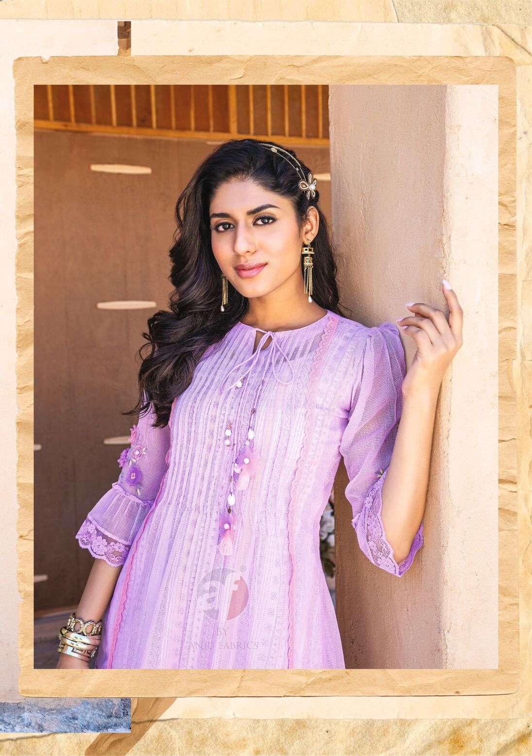 STATUS VOL-2 BY ANJU FABRICS IN KOTA CHECKS WITH PURE HAND WORK DESIGNER TWO PIECE