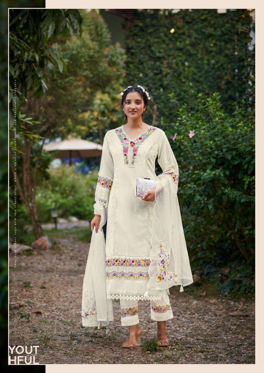 AMAYA BY PRM INDIA IN PURE COTTON WITH DESIGNER EMBROIDERED WORK WITH HANDWORK