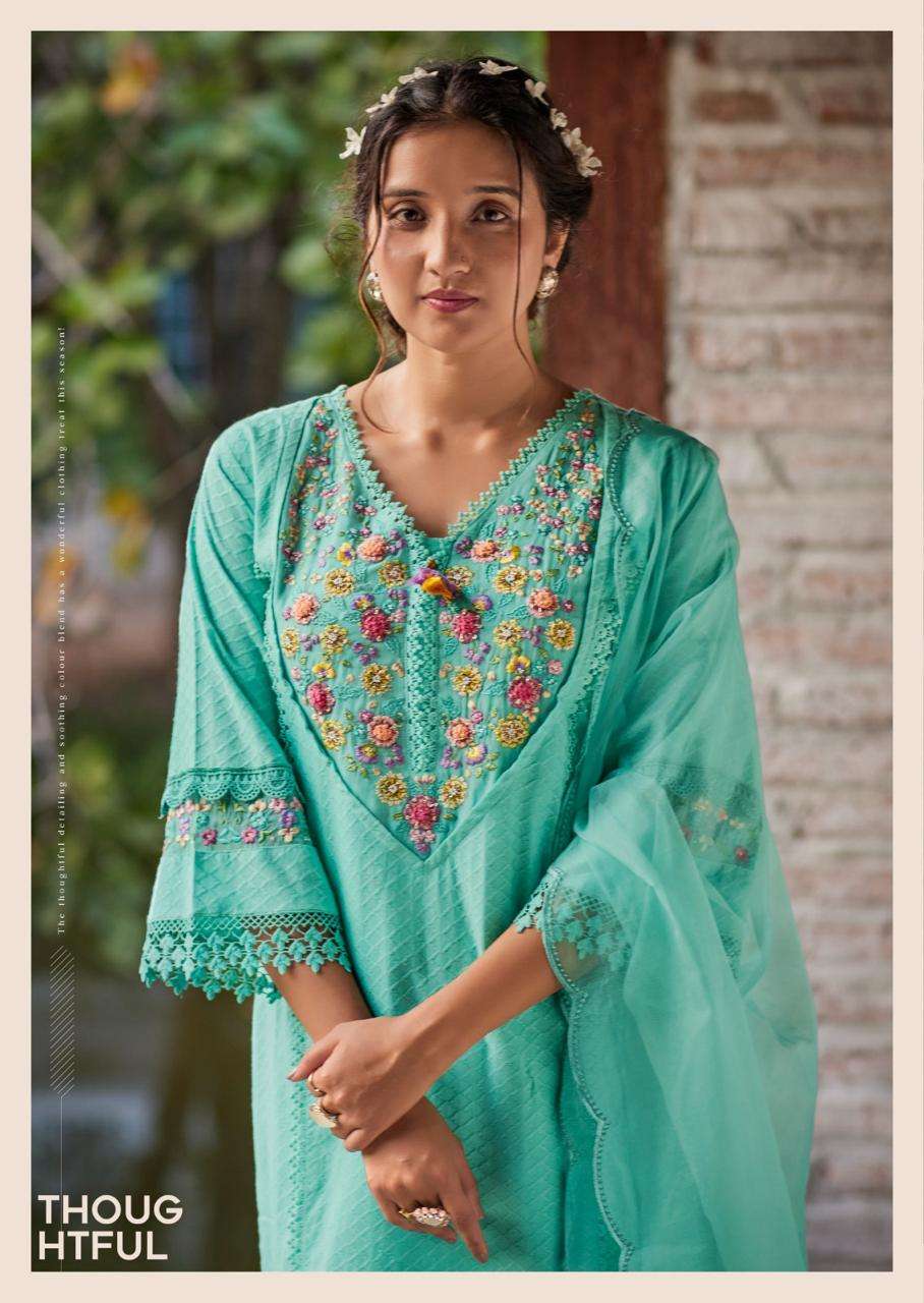 AMAYA BY PRM INDIA IN PURE COTTON WITH DESIGNER EMBROIDERED WORK WITH HANDWORK