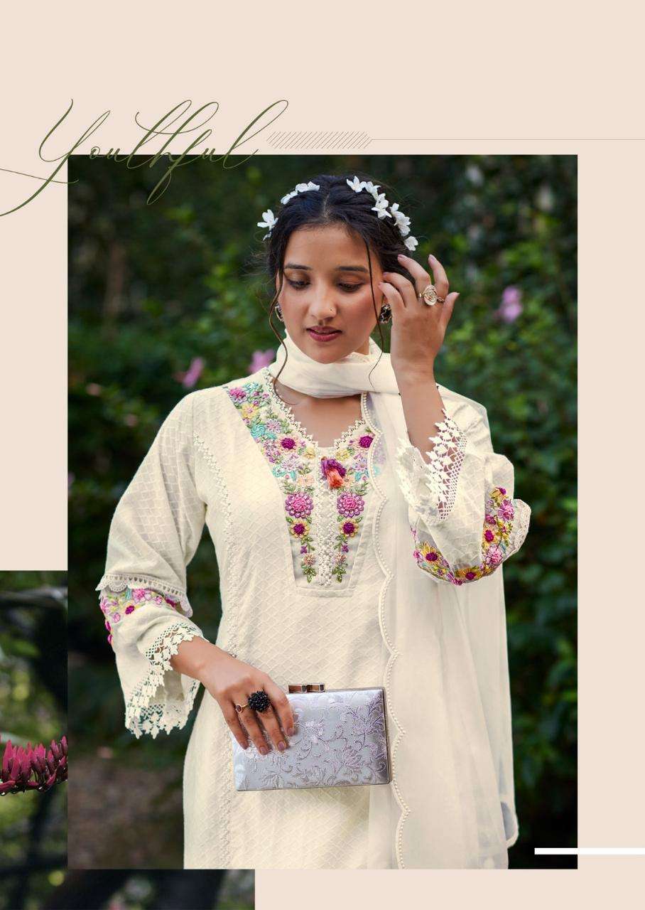 AMAYA BY PRM INDIA IN PURE COTTON WITH DESIGNER EMBROIDERED WORK WITH HANDWORK