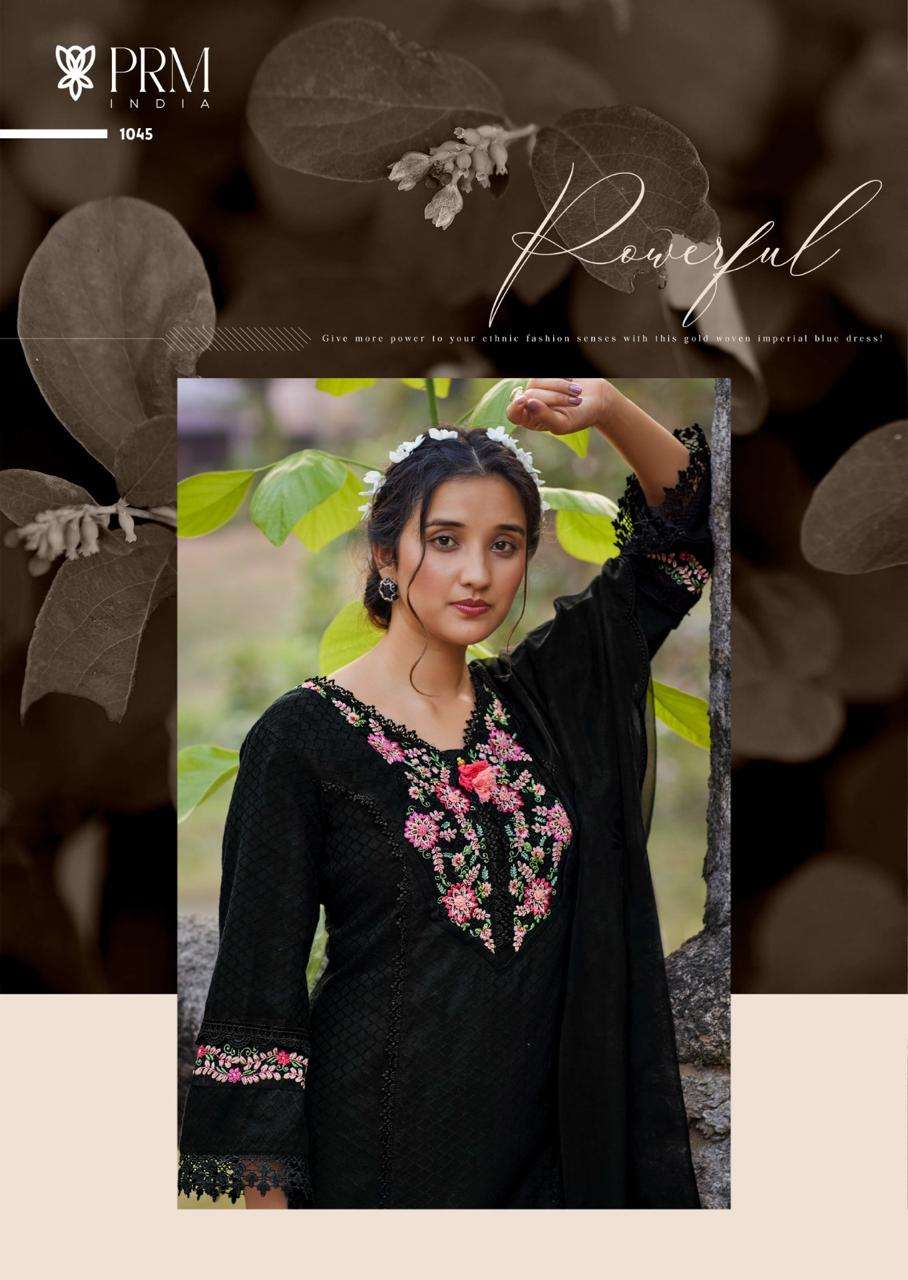 AMAYA BY PRM INDIA IN PURE COTTON WITH DESIGNER EMBROIDERED WORK WITH HANDWORK