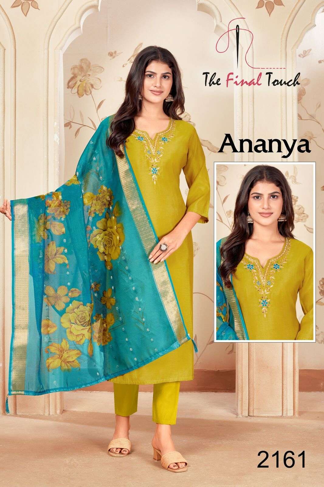 ANANYA BY R R FASHION IN ROMAN WITH HANDWORK AND DIGITAL JACQUARD DUPPATA 