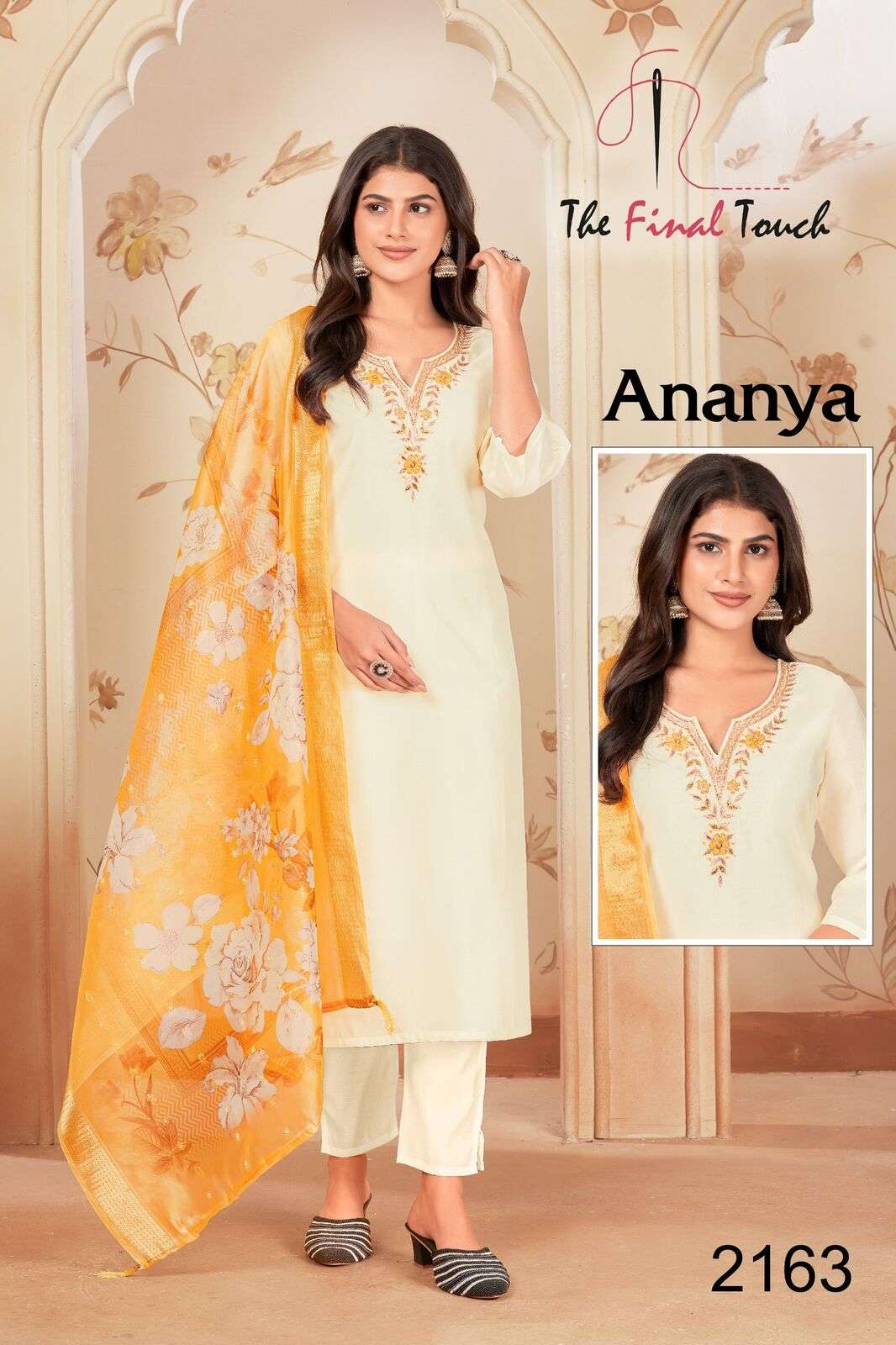 ANANYA BY R R FASHION IN ROMAN WITH HANDWORK AND DIGITAL JACQUARD DUPPATA 