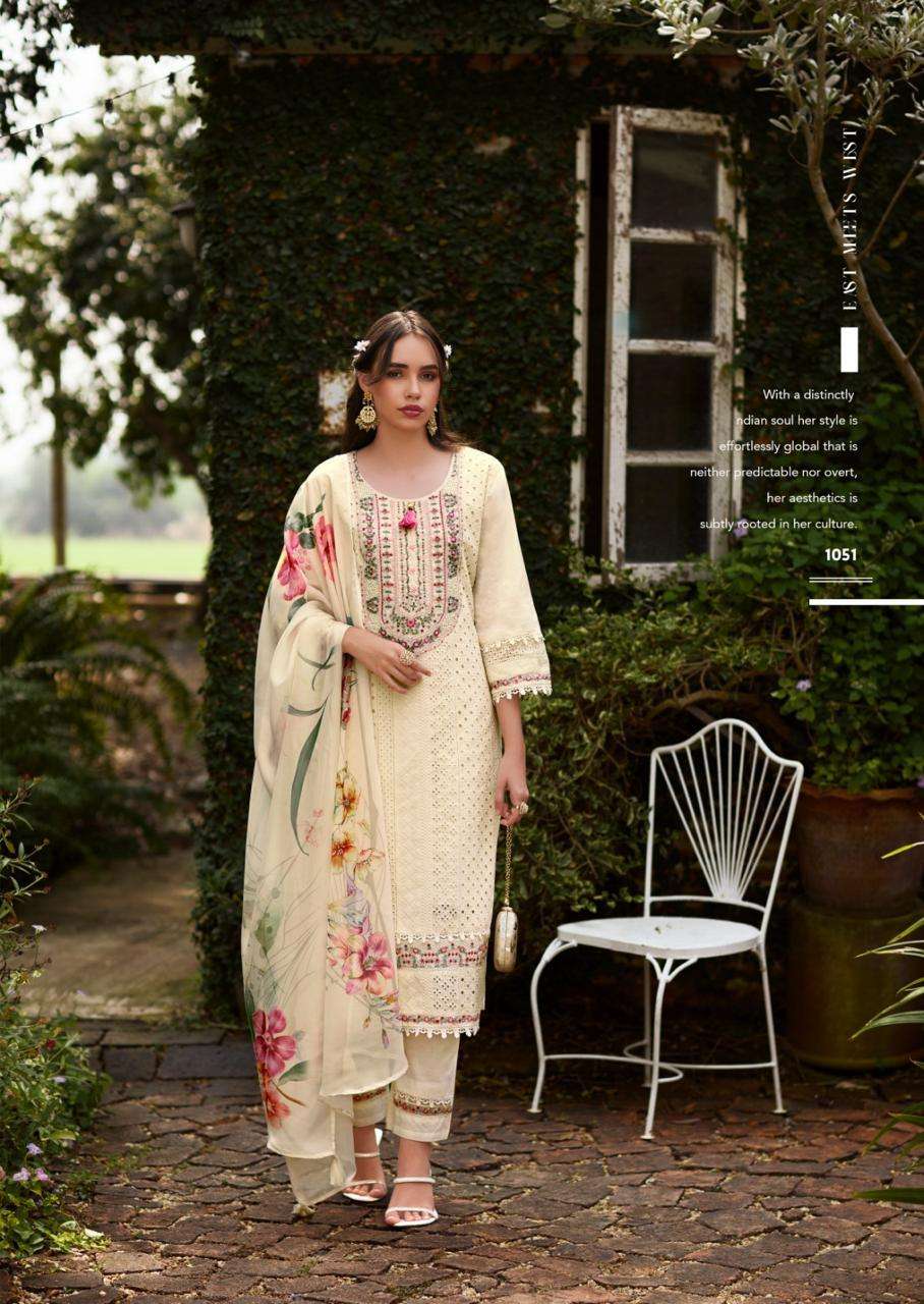 BE-KHUDI BY PRM INDIA IN PURE COTTON SHIFLI WITH DESIGNER EMBROIDERED WORK 