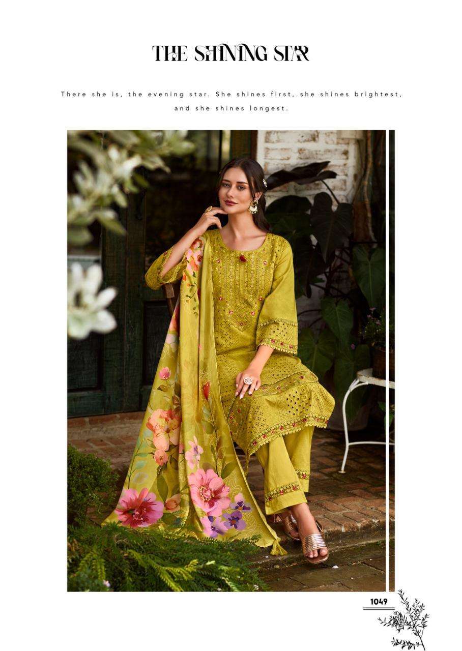 BE-KHUDI BY PRM INDIA IN PURE COTTON SHIFLI WITH DESIGNER EMBROIDERED WORK 