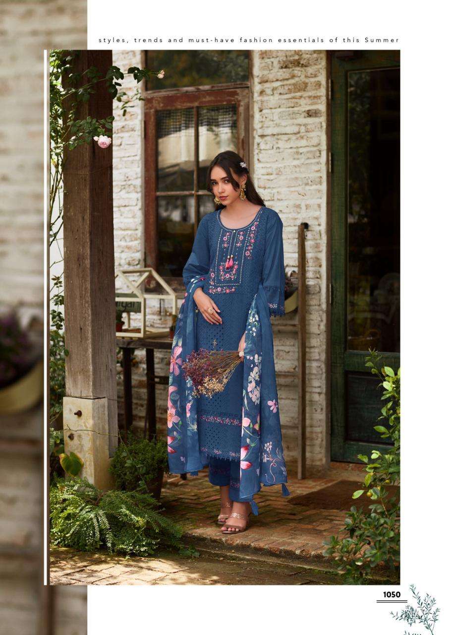 BE-KHUDI BY PRM INDIA IN PURE COTTON SHIFLI WITH DESIGNER EMBROIDERED WORK 