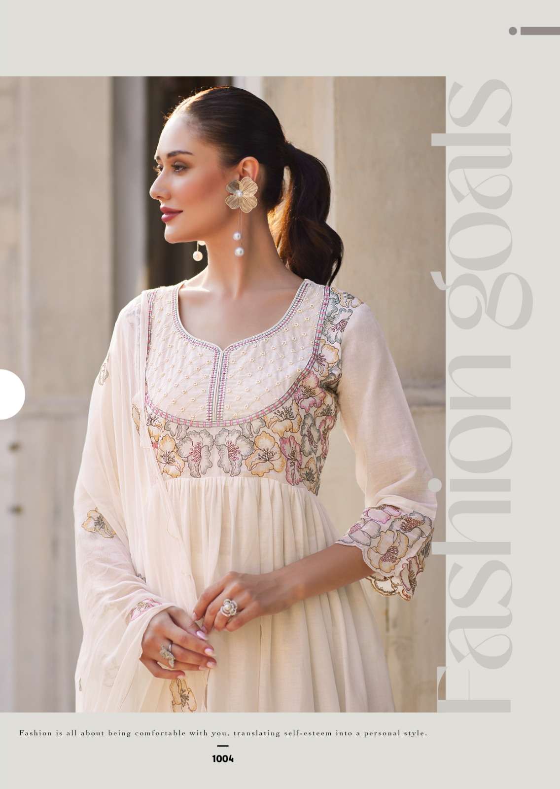 EYANA BY PRM INDIA IN PURE MAL WITH DESIGNER EMBROIDERED WORK WITH HANDWORK