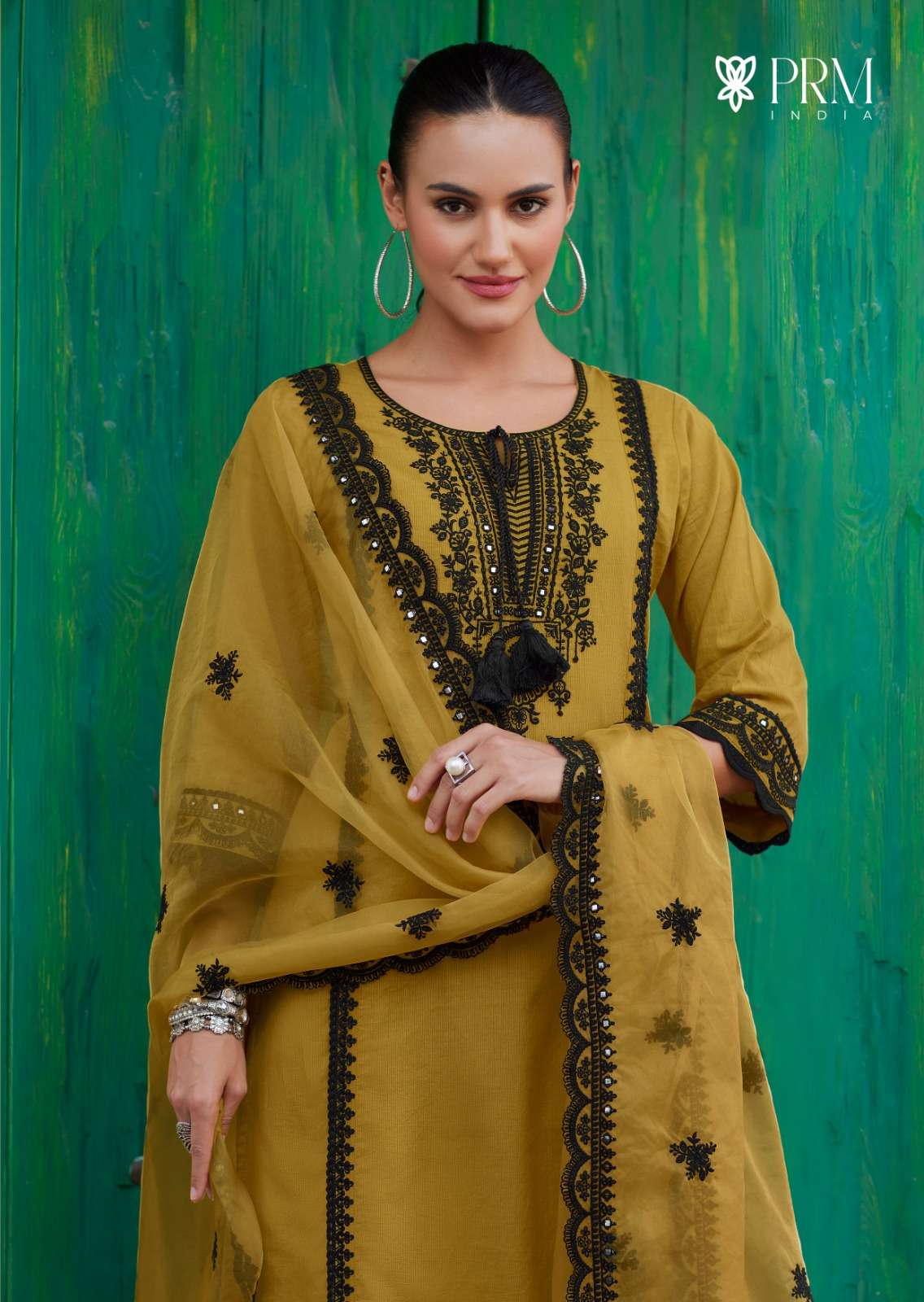 HELIA BY PRM INDIA IN PURE COTTON PETTERN WITH DESIGNER EMBROIDERED WORK WITH HANDWORK