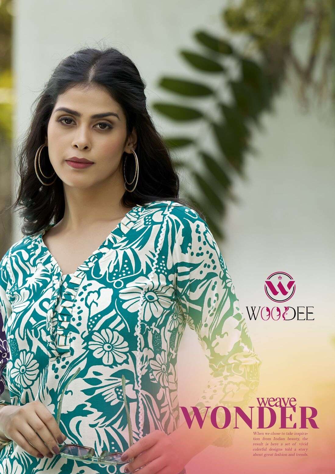 MOKSHA BY WOODEE IN PREMIUM HEAVY RAYON PRINT WITH SIDE POCKET CO-ORD SET 